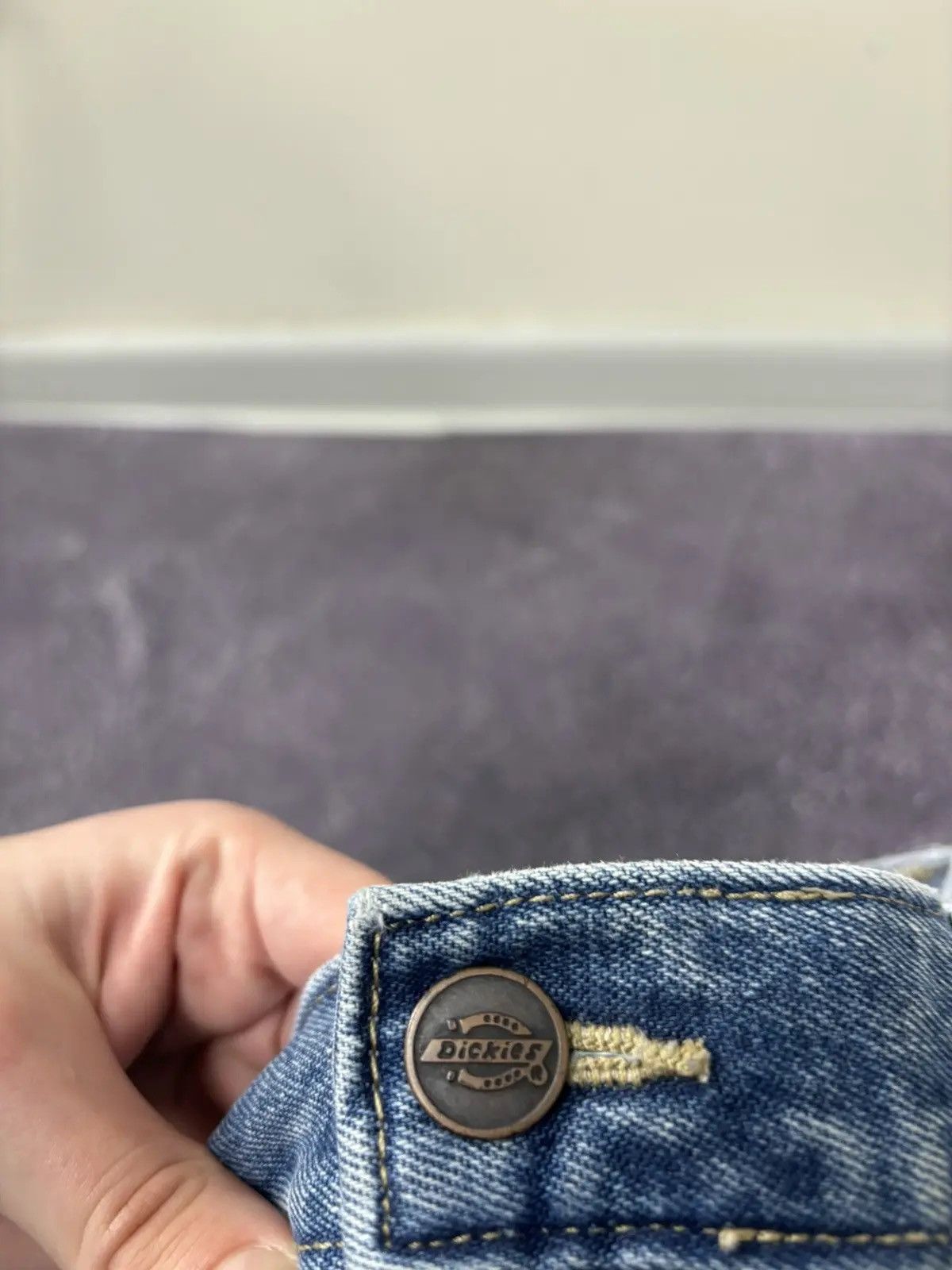 Dickies × Vintage Vintage Dickies Straight Fit Blue Hype Denim Jeans Size US 30 / EU 46 - 12 Thumbnail