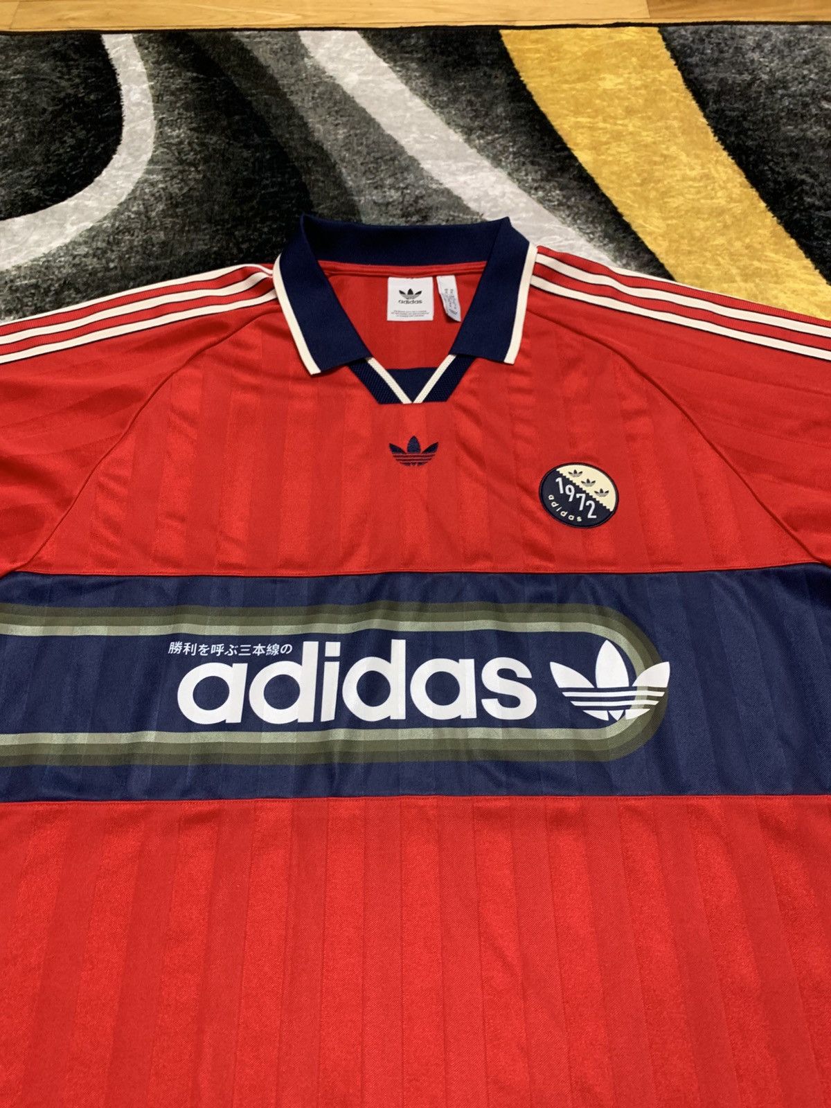 Adidas Adidas Vintage Soccer Jersey Polo Size ONE SIZE - 2 Thumbnail