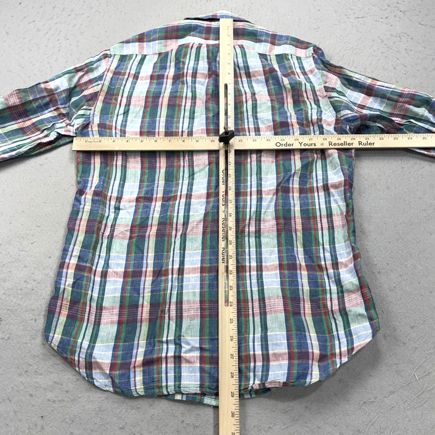 J.Crew J.CREW Shirt Mens Small Colorful 100% Irish Linen Baird McNutt Classic Button Size US S / EU 44-46 / 1 - 7 Thumbnail
