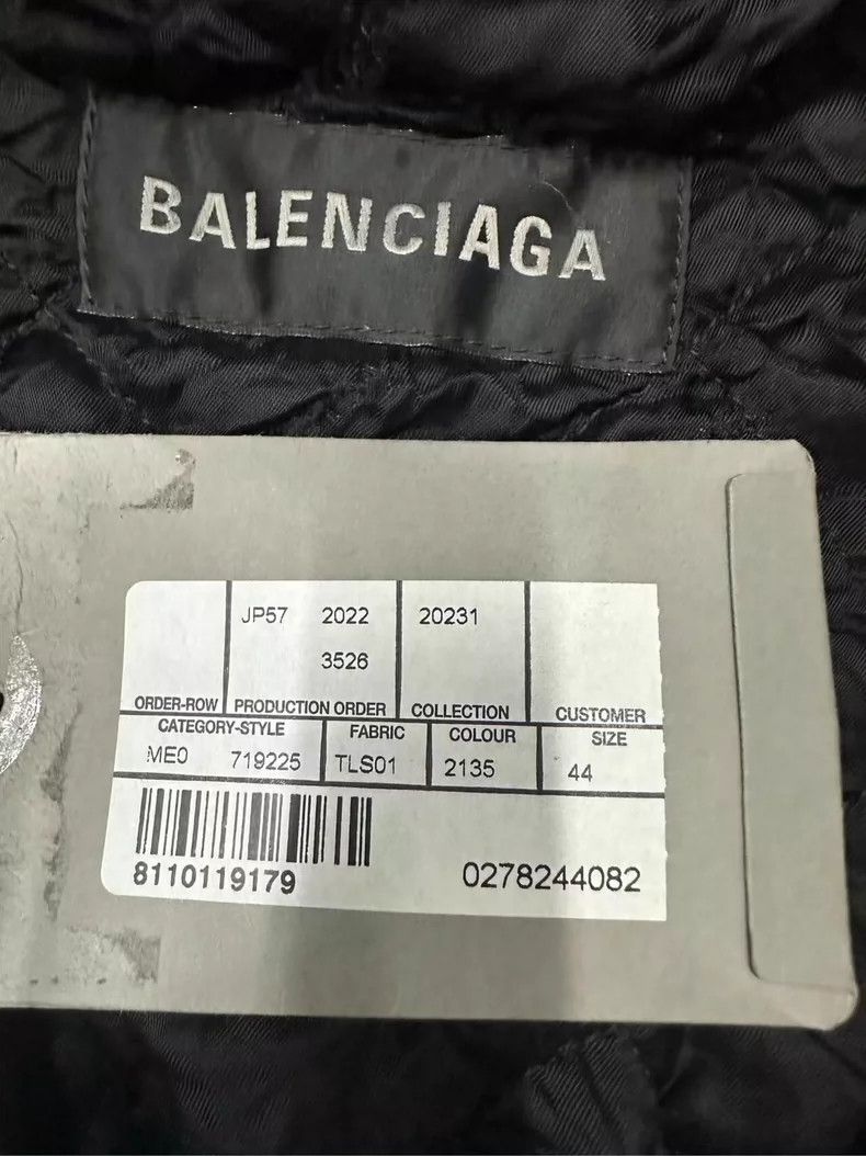 Balenciaga Balenciaga Hooded Leather Jacket Size US S / EU 44-46 / 1 - 4 Thumbnail