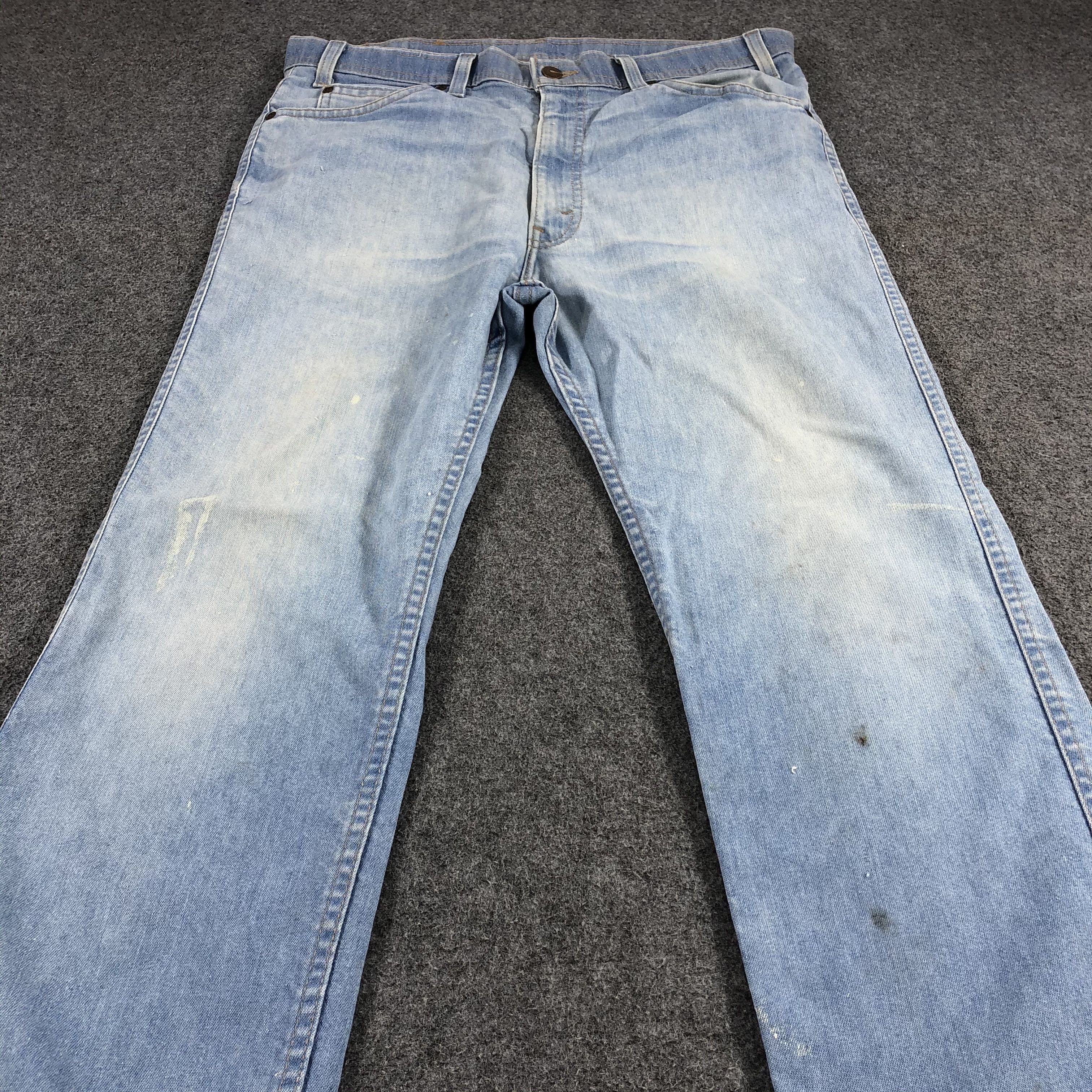 Levi's × Vintage Vintage 90s Light Wash Levis Jeans-JM1466 Size US 35 - 3 Thumbnail