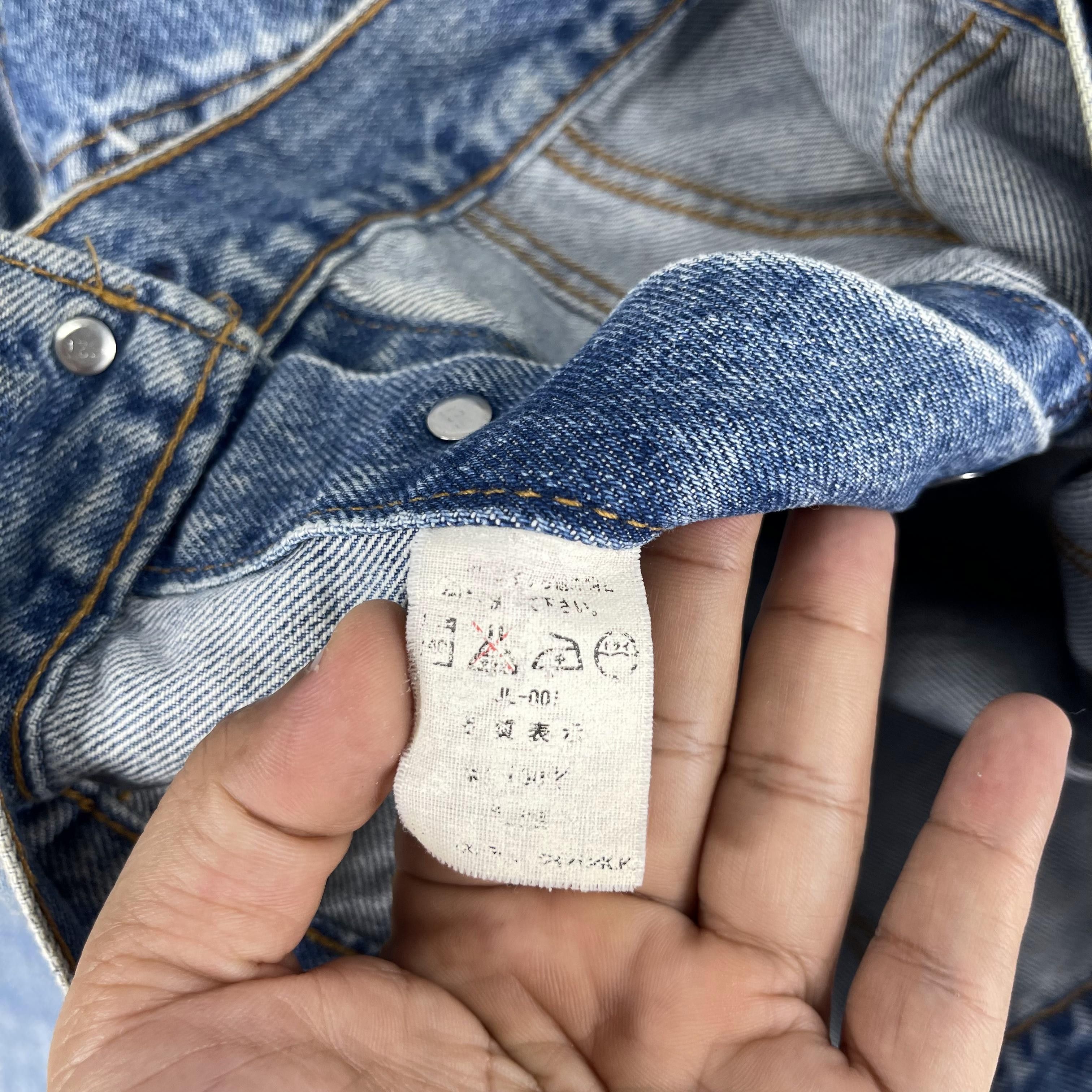 Levi's × Vintage Vintage 90's LEVI'S Strauss Usa Denim Trucker Jacket Size US S / EU 44-46 / 1 - 7 Thumbnail