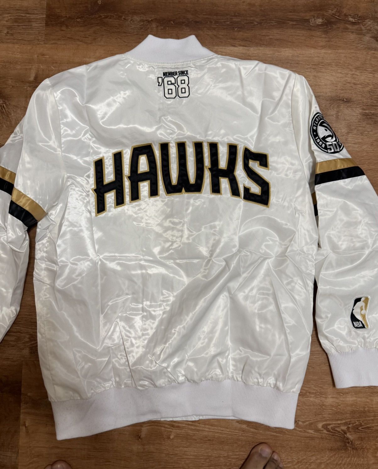 Starter Atlanta Hawks Vintage Starter Jacket Size US L / EU 52-54 / 3 - 6 Thumbnail