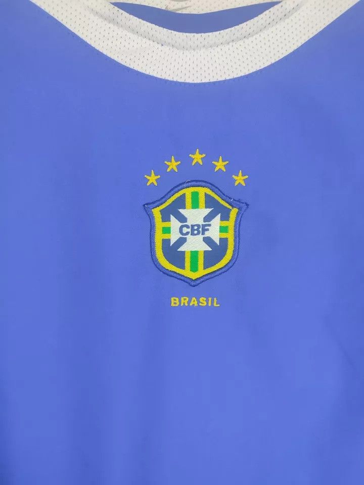 Nike Nike vintage BRAZIL 2004 -2006 AWAY FOOTBALL Kit SHIRT Size US XL / EU 56 / 4 - 4 Thumbnail