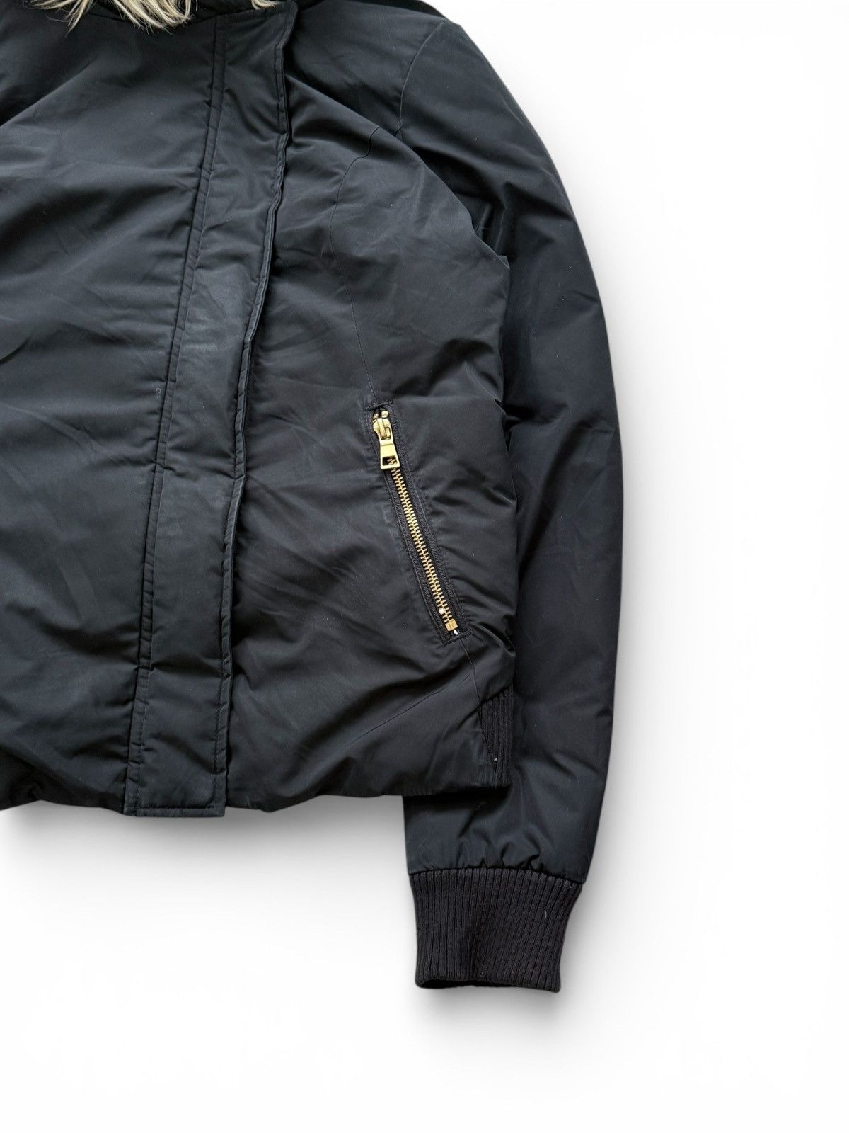 If Six Was Nine 00s If Six Was Nine L.G.B. Style Fur Hood Jacket Size US M / EU 48-50 / 2 - 3 Thumbnail