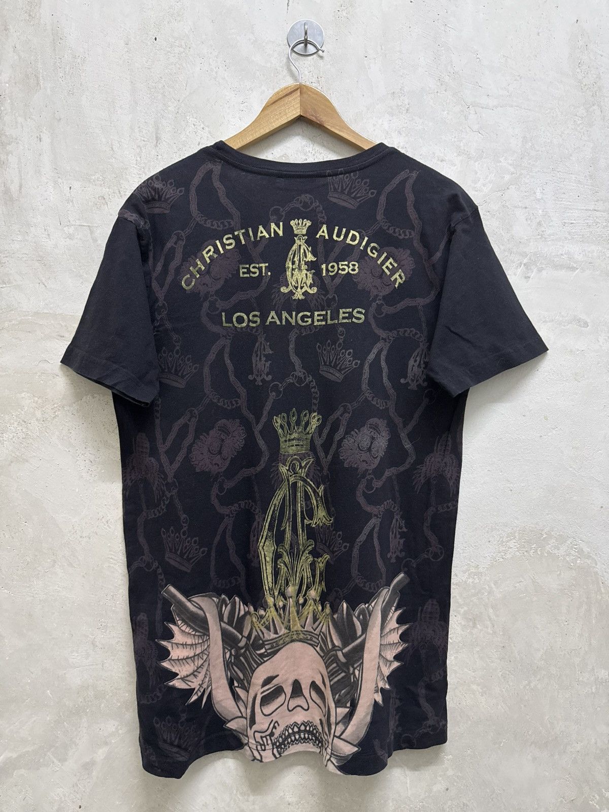 Christian Audigier Archive Diamond Skull Christian Audigier Los Angeles Size US XL / EU 56 / 4 - 4 Thumbnail