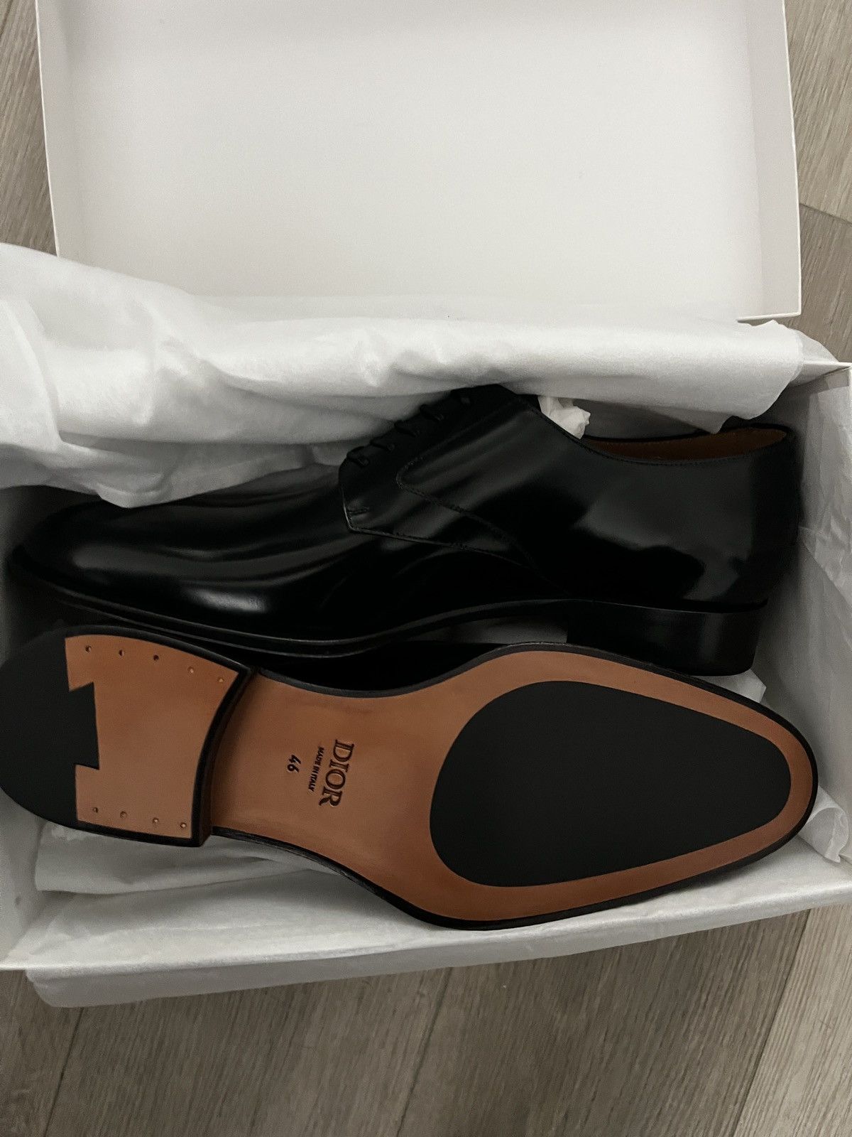 Dior Dior Oxford Calf-skinned Dress Shoe Size 13 Size US 13 / EU 46 - 3 Thumbnail