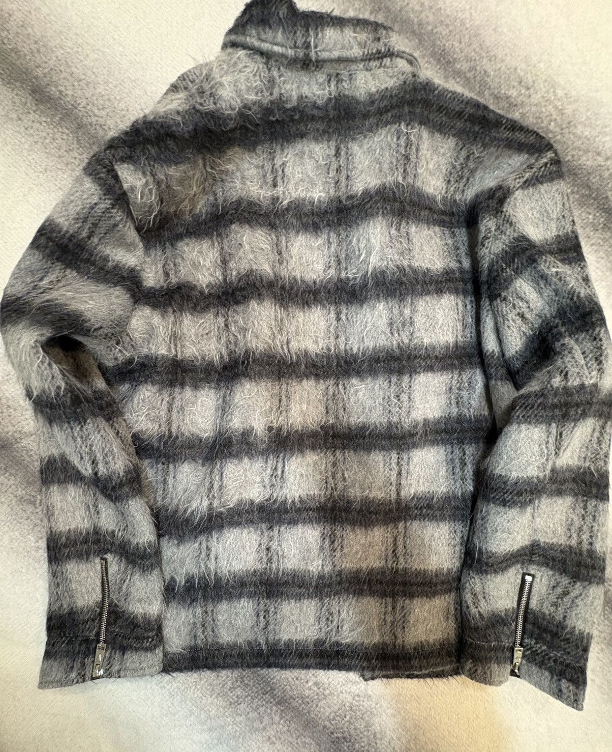 Valabasas NWOT Valabasas 'Poineer' Black Grey Plaid Mohair Jacket XL Size US XL / EU 56 / 4 - 9 Thumbnail