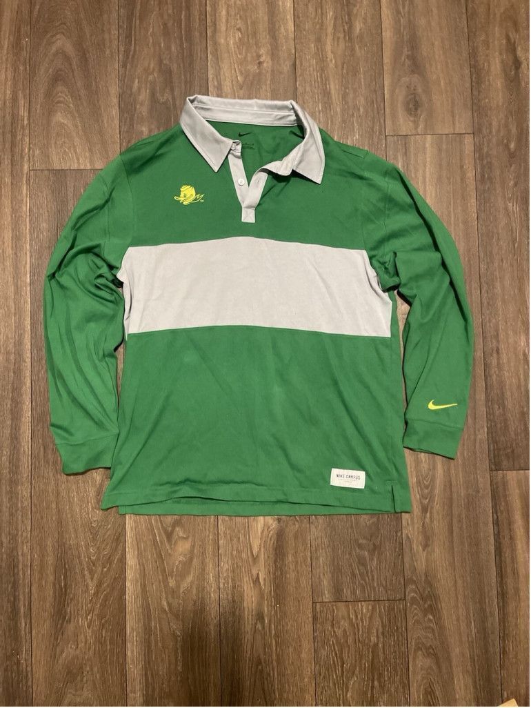 Nike Nike Oregon Ducks Green Long Sleeve Official Campus Size M Size US M / EU 48-50 / 2 - 1 Thumbnail