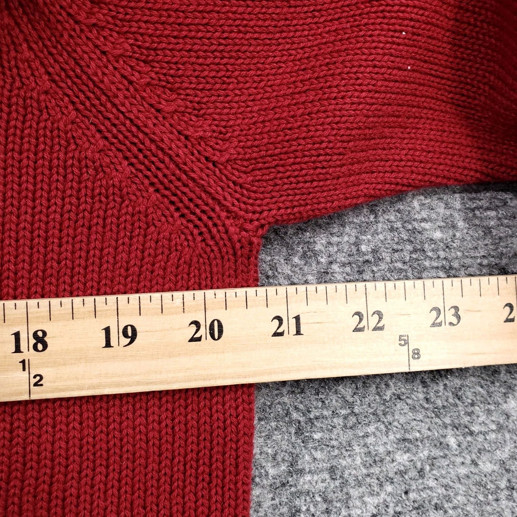 Eddie Bauer Eddie Bauer Sweater Mens M Medium Red Thermal Long Sleeve V Neck Pullover Knit Size US M / EU 48-50 / 2 - 6 Thumbnail