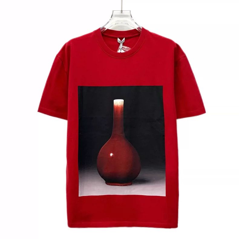 Loewe Loewe Red ceramic photographic printed cotton round neck s Size S / US 4 / IT 40 - 1 Thumbnail