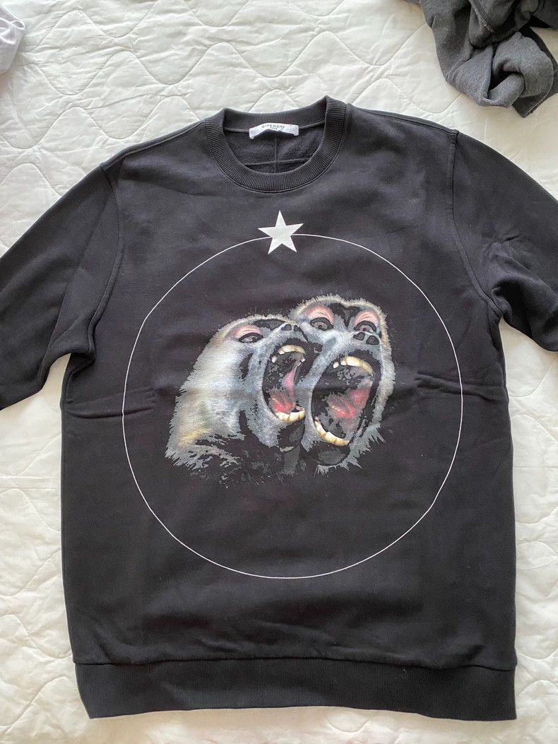 Givenchy Givenchy Double Monkey Head Fleece Hoodie Size US XL / EU 56 / 4 - 1 Thumbnail