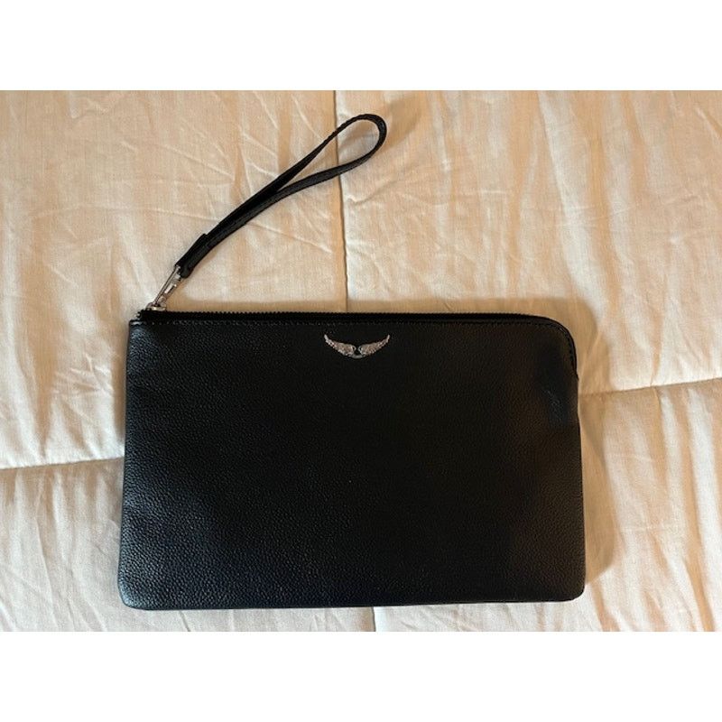 Zadig & Voltaire Zadig & Voltaire Black Leather Wristlet/Clutch - NWT Size ONE SIZE - 2 Thumbnail