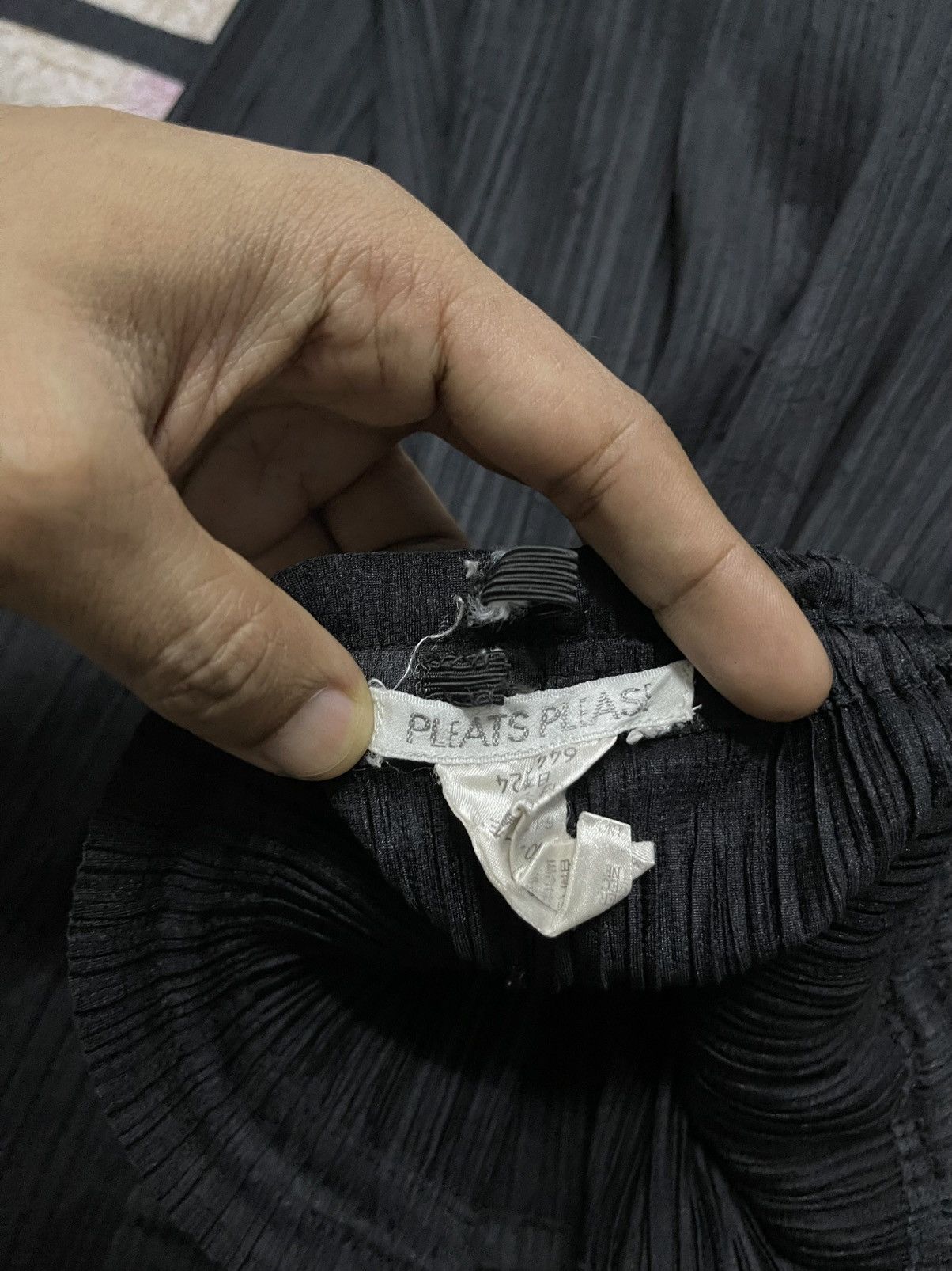 Japanese Brand × Pleats Please Issey Miyake × Vintage 90 ISSEY MIYAKE PLEATS PLEASE BLACK SIZE 1 Size US 31 - 8 Thumbnail