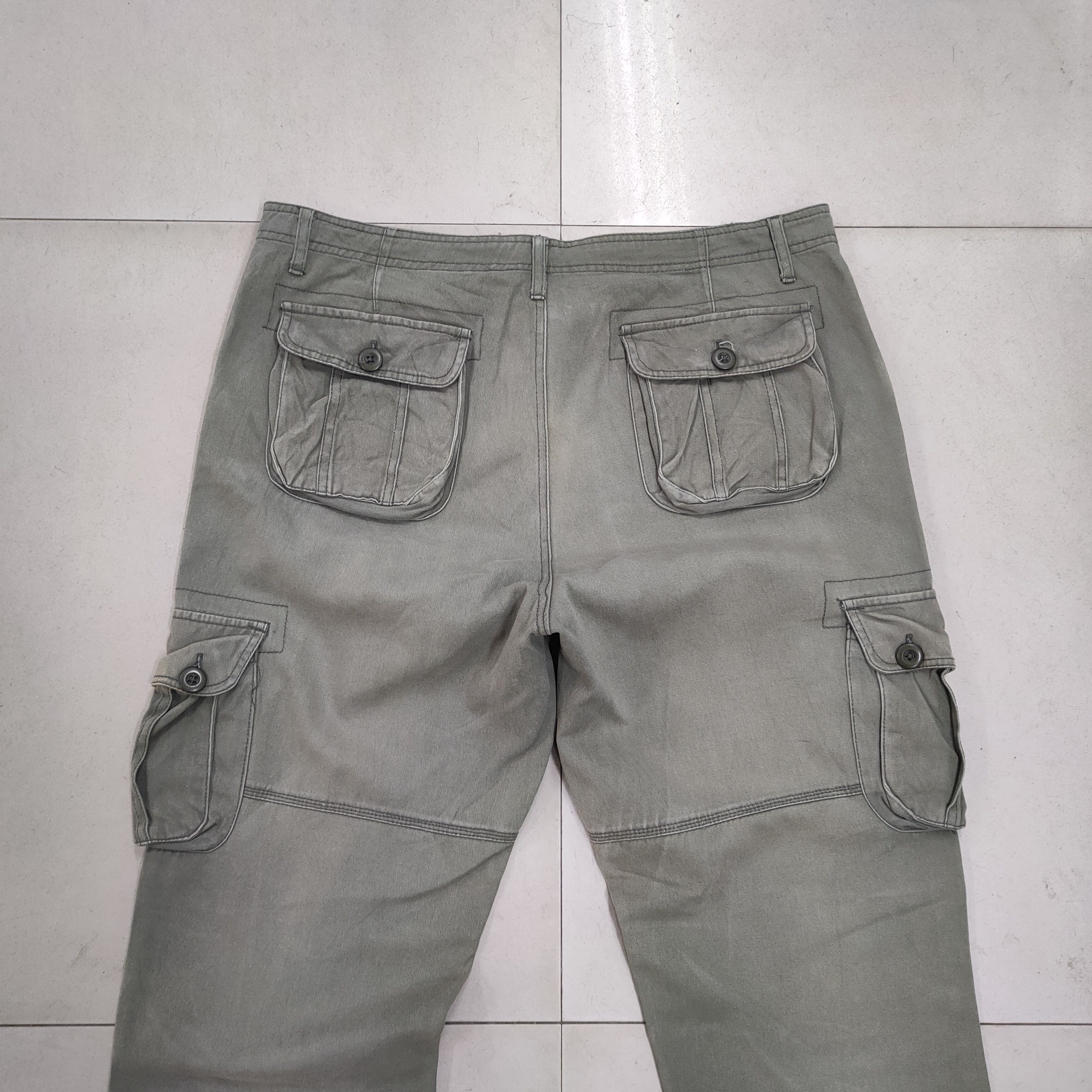 Japanese Brand × Vintage RUSTY 💥JAPANESE BRAND FADED CARGO PANTS Size US 34 / EU 50 - 9 Thumbnail