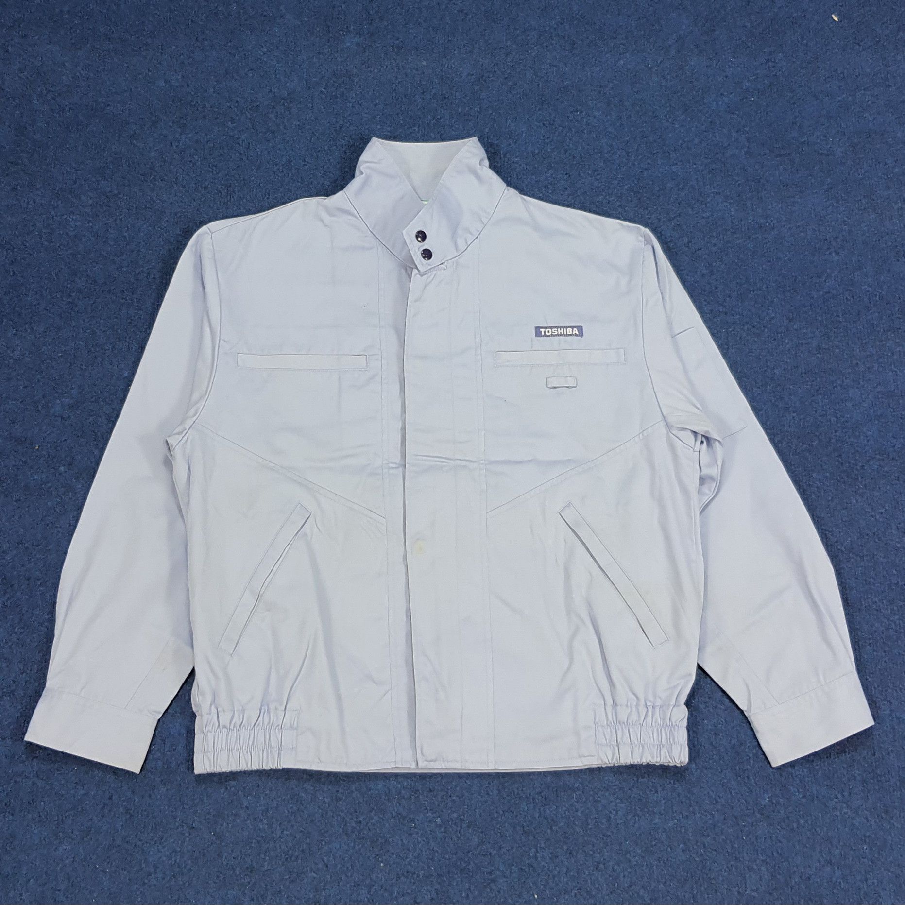 Vintage TOSHIBA Japan Electronic Brand Worker Jacket