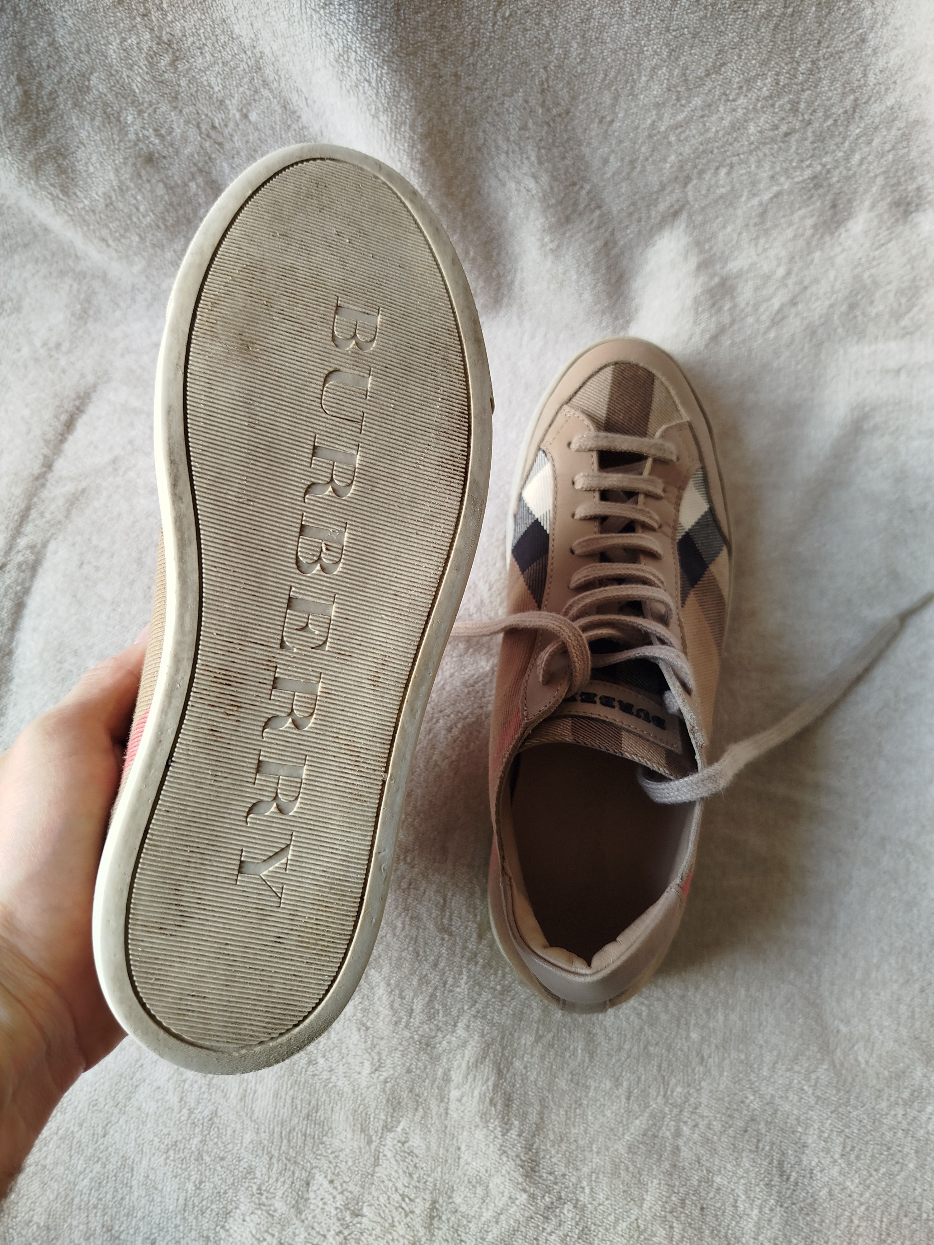 Burberry Burberry Hartsfield check house sneakers 38.5 Size US 7.5 / IT 37.5 - 11 Thumbnail