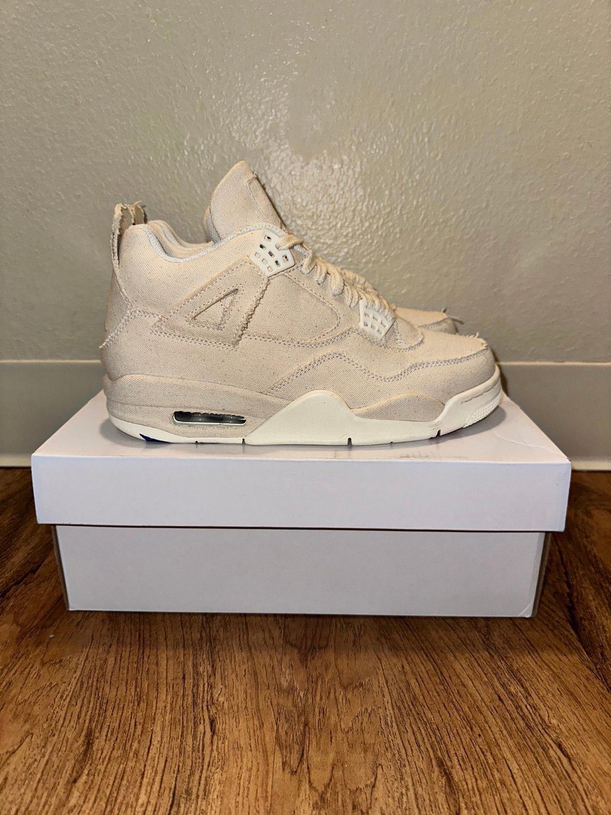 Jordan Brand Jordan 4 Retro Blank Canvas (W) RARE SAMPLE Men's Sizing Size US 7 / EU 40 - 1 Thumbnail