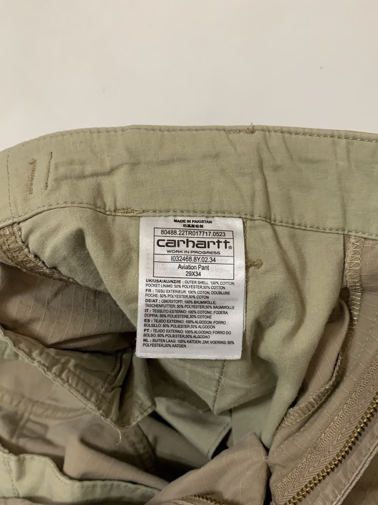 Carhartt × Carhartt Wip × Vintage Vintage Carhartt Cargo Aviator Pants Size US 36 / EU 52 - 7 Thumbnail