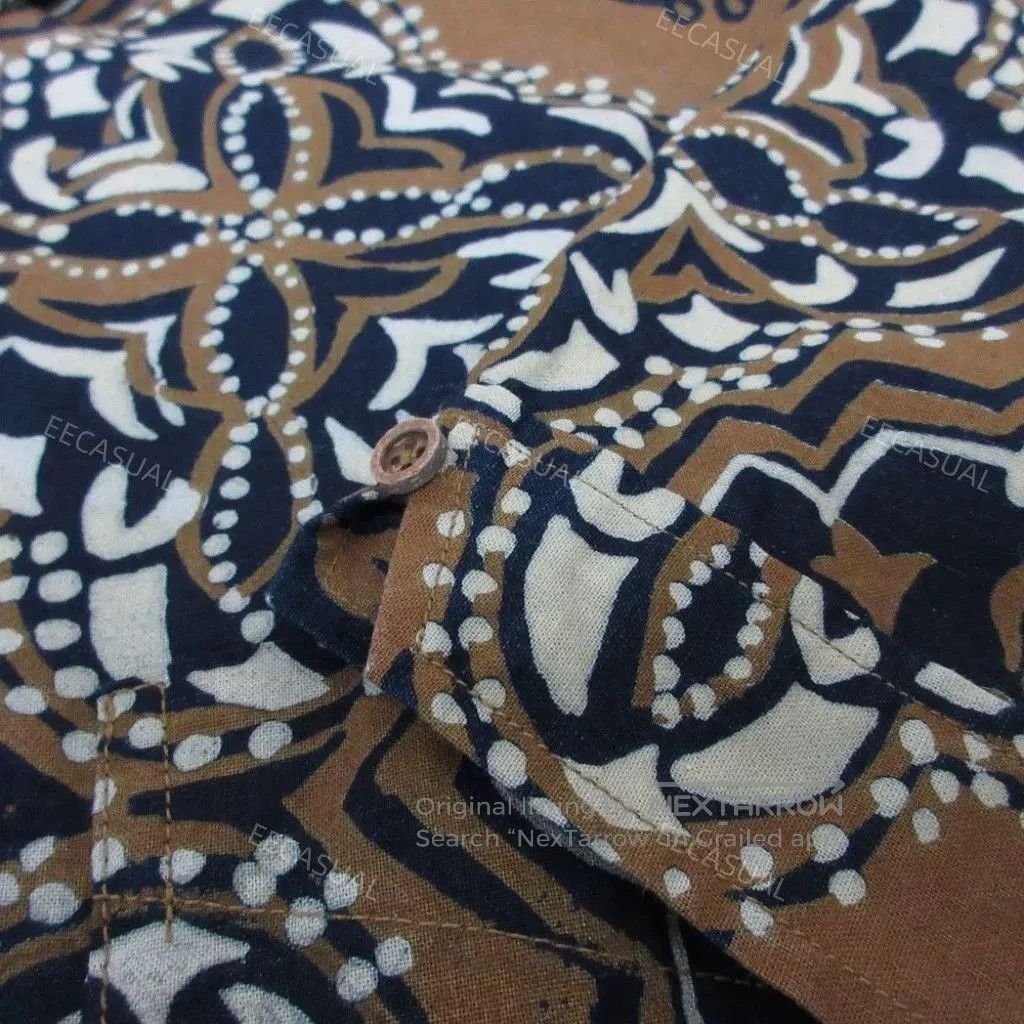 45rpm Wax Dye Printed Short Sleeve Shirt. Size US M / EU 48-50 / 2 - 4 Thumbnail