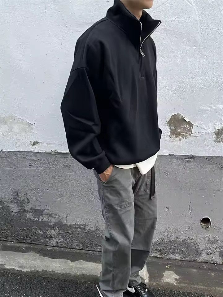 Other Half Zipper Design Sweatshirts Size US XL / EU 56 / 4 - 4 Thumbnail