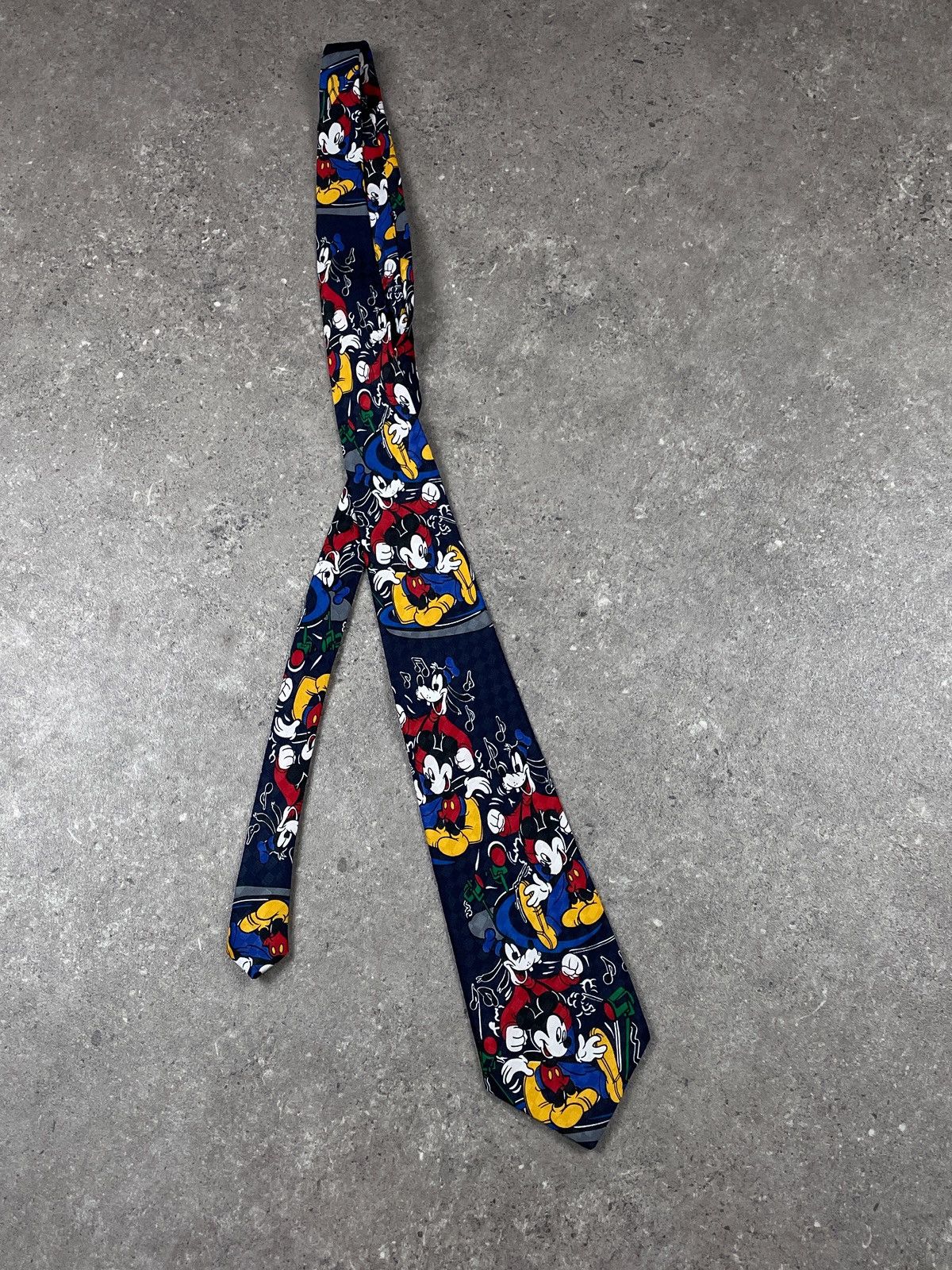 Disney Vintage Disney Unlimited Mickey Mouse Silk Tie Men’s Necktie Size ONE SIZE - 1 Thumbnail