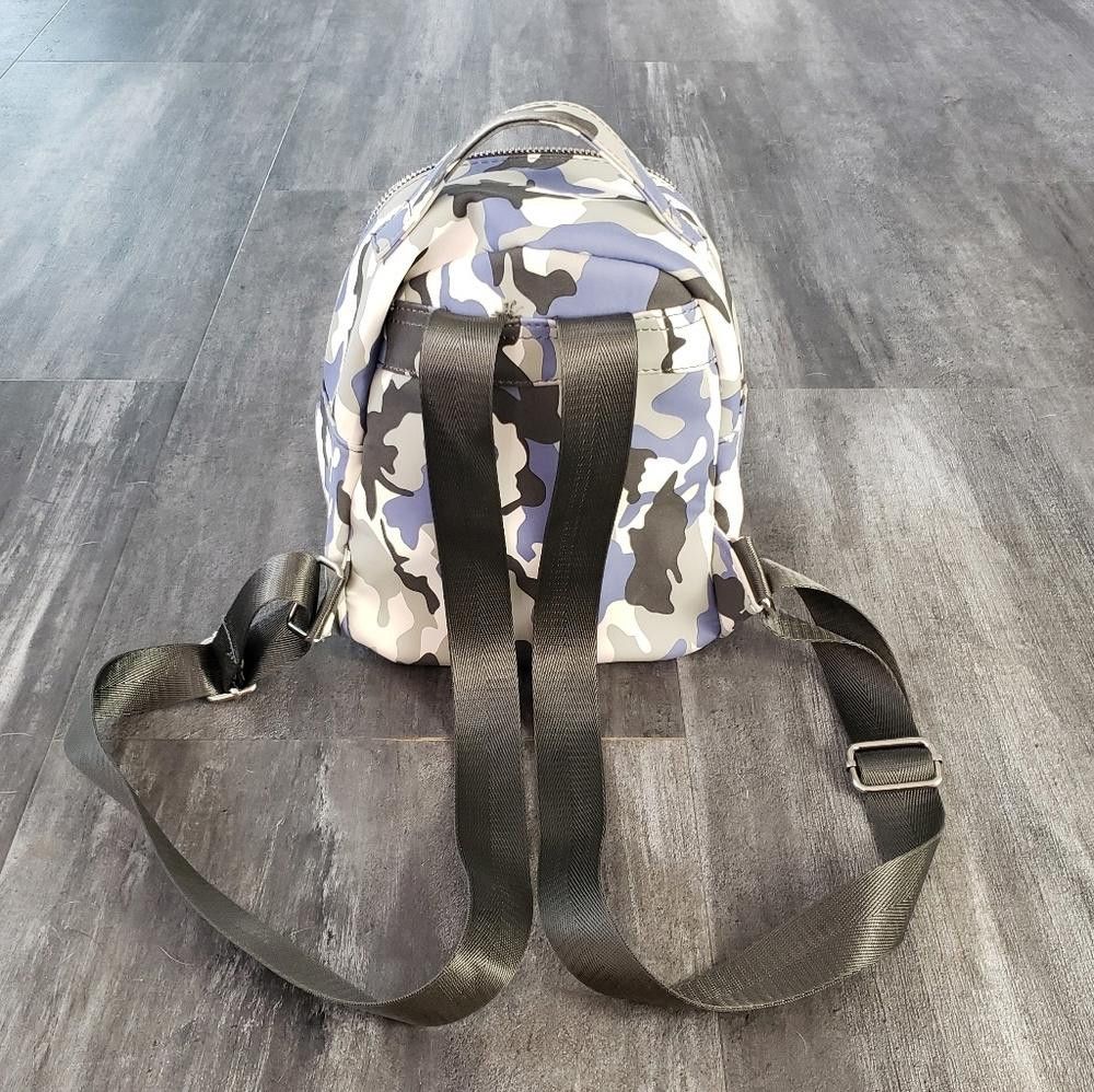 Designer Blue Camo PrettyLittleThing Mini Backpack Size ONE SIZE - 2 Thumbnail