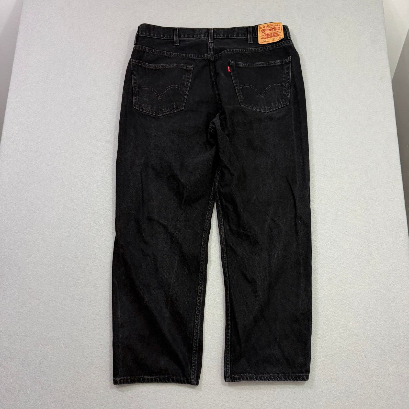 Vintage Vintage Levis 550 Jeans Men's 42x30 Black Straight Western Size US 42 / EU 58 - 7 Thumbnail