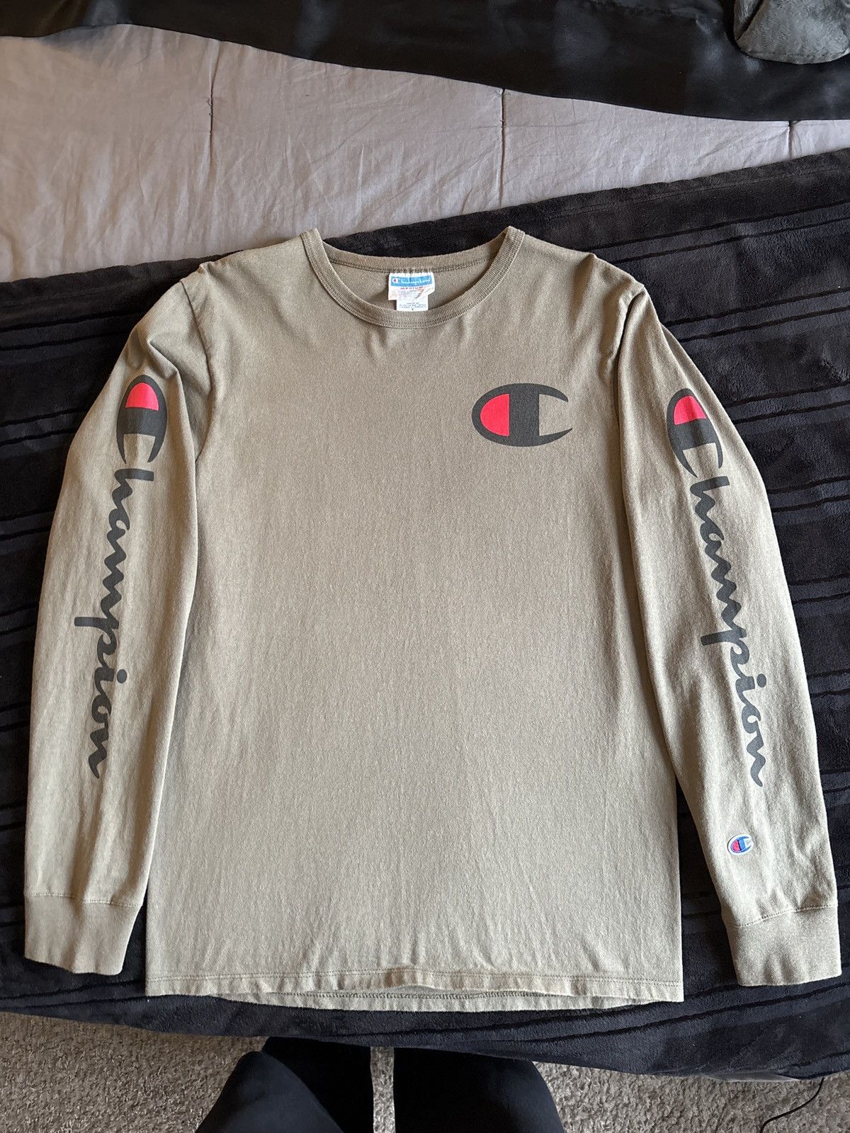 Champion Champion Mens Long Sleeve T Shirt Size US M / EU 48-50 / 2 - 2 Thumbnail