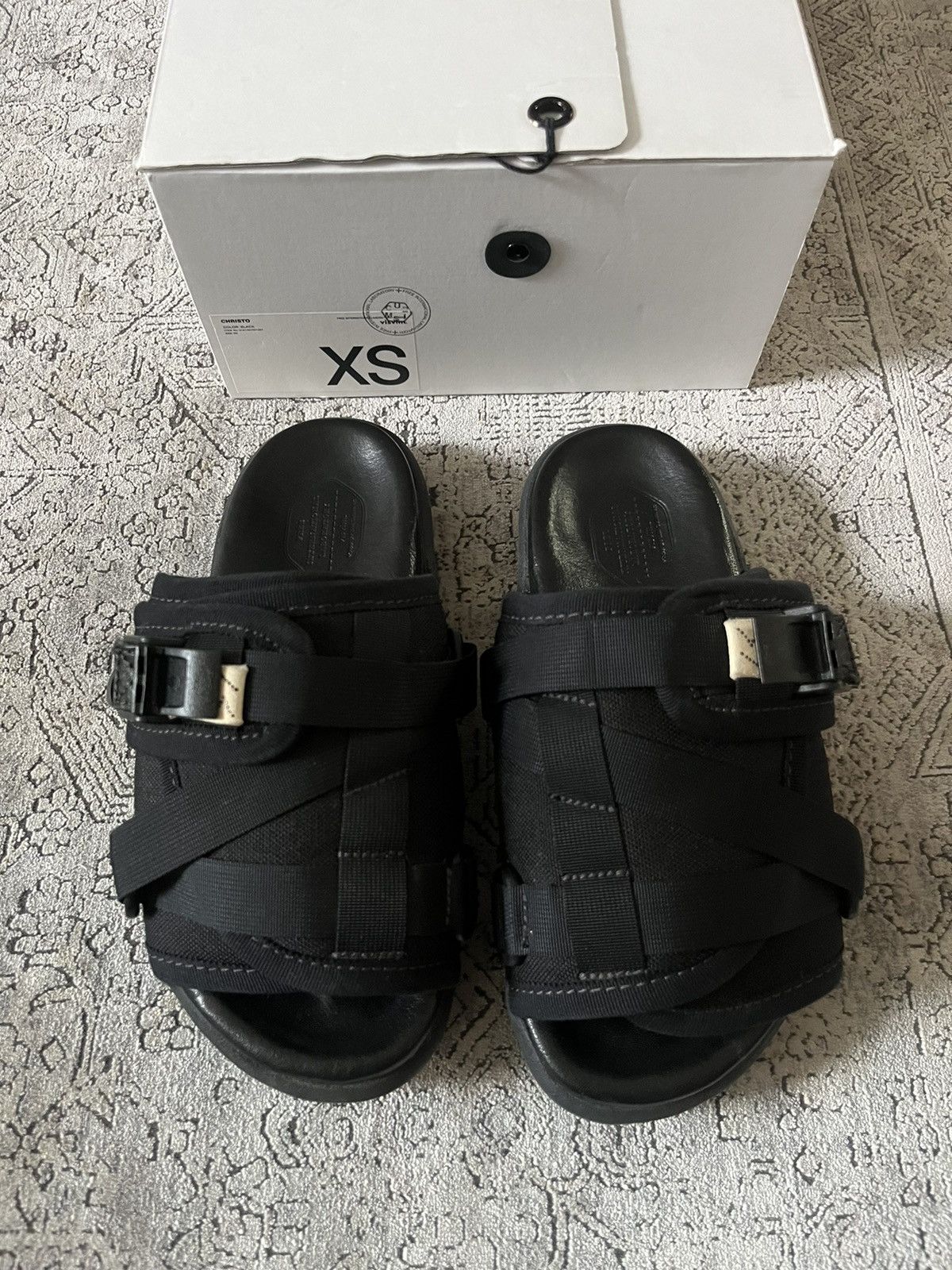 Visvim Visvim Christo Black Sandal Size US 5.5 / EU 38 - 4 Thumbnail