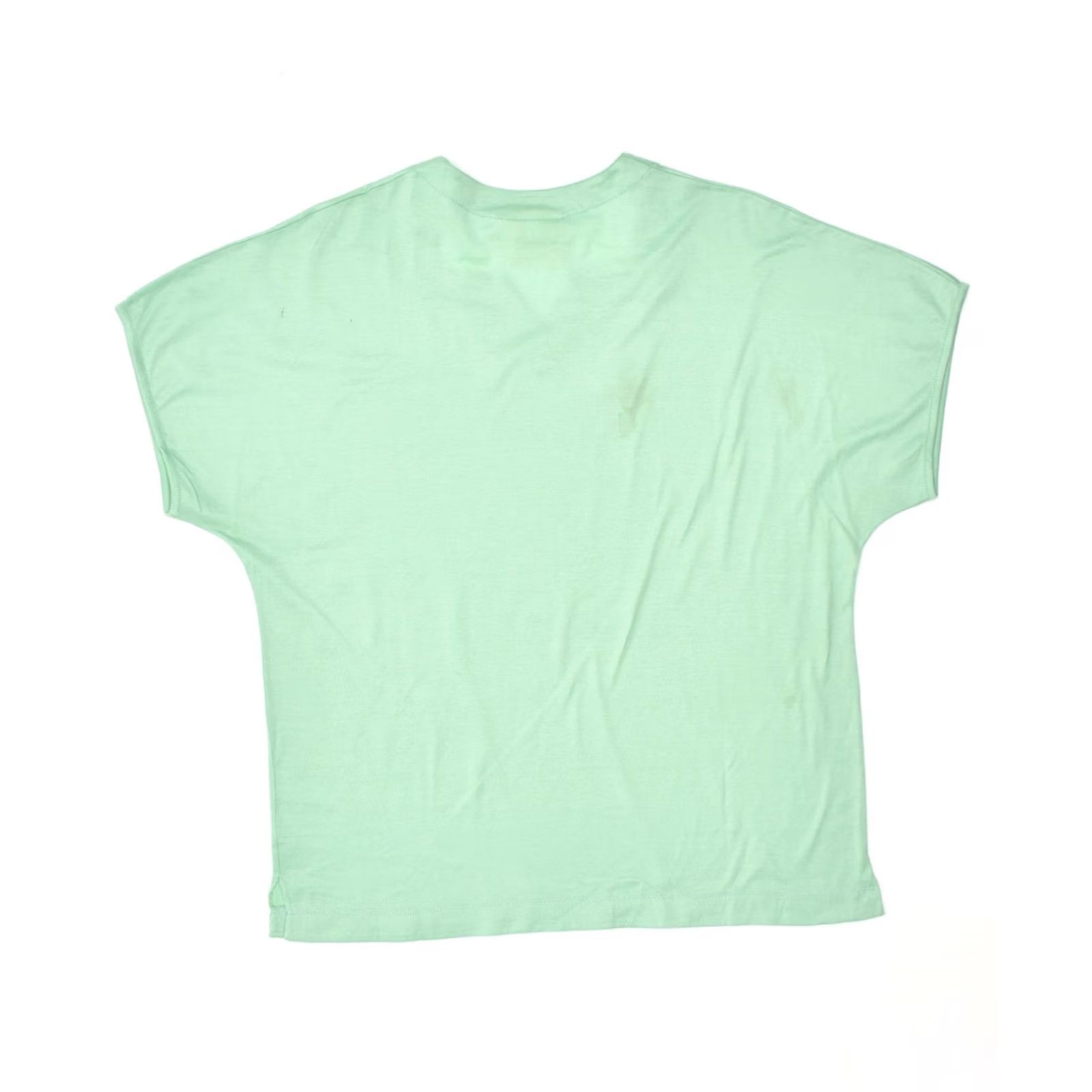 Vintage VINTAGE M & G Womens Short Sleeve Tunic Top IT 48 XL Green Cotton PO10 Size XL / US 12-14 / IT 48-50 - 2 Thumbnail