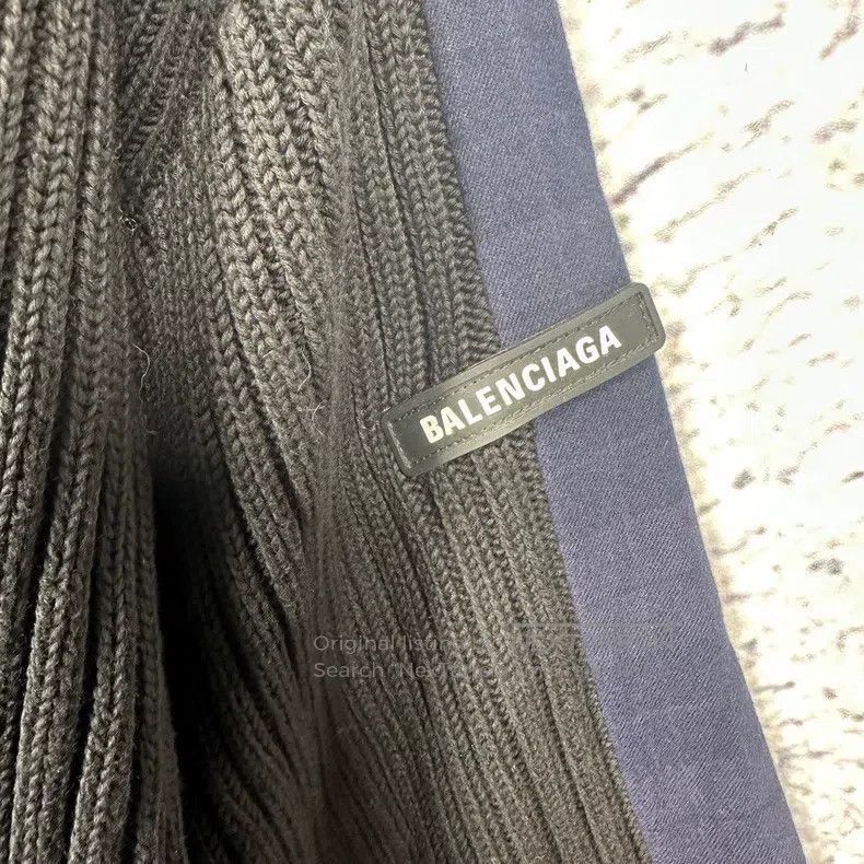 Balenciaga Balenciaga Patchwork Flannel Knitted Sweater Size US M / EU 48-50 / 2 - 4 Thumbnail