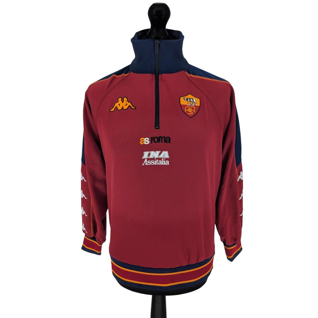 Kappa Roma training football sweatshirt 2000/01 - (XS) Size US XS / EU 42 / 0 - 1 Thumbnail