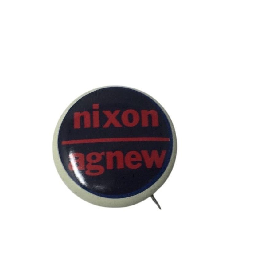 Other VINTAGE SMALL POLITICAL CAMPAIGN PIN ''NIXON AGNEW'' Size ONE SIZE - 1 Thumbnail