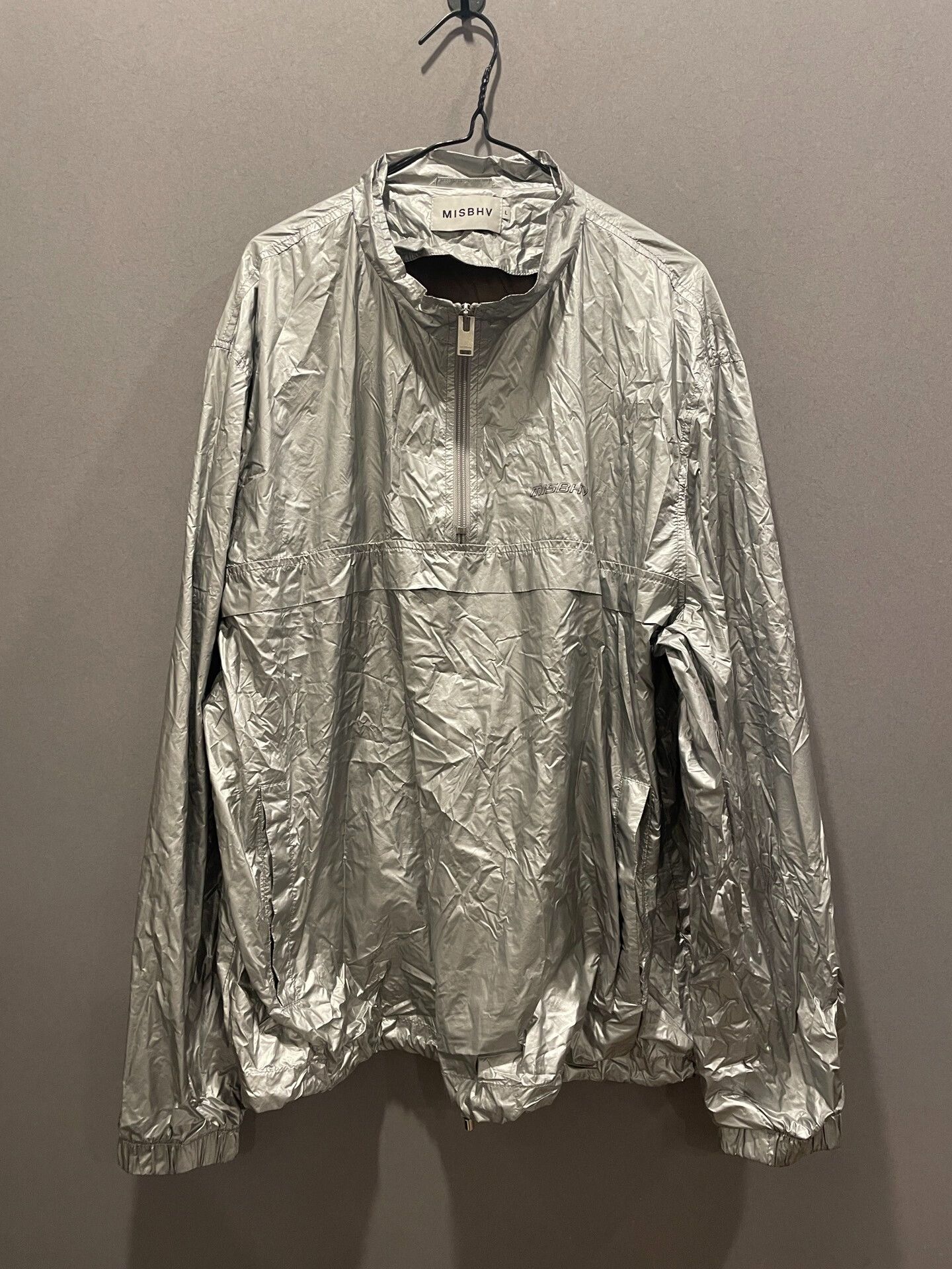 Misbhv Misbhv Silver Long Sleeve Top Size US L / EU 52-54 / 3 - 1 Thumbnail