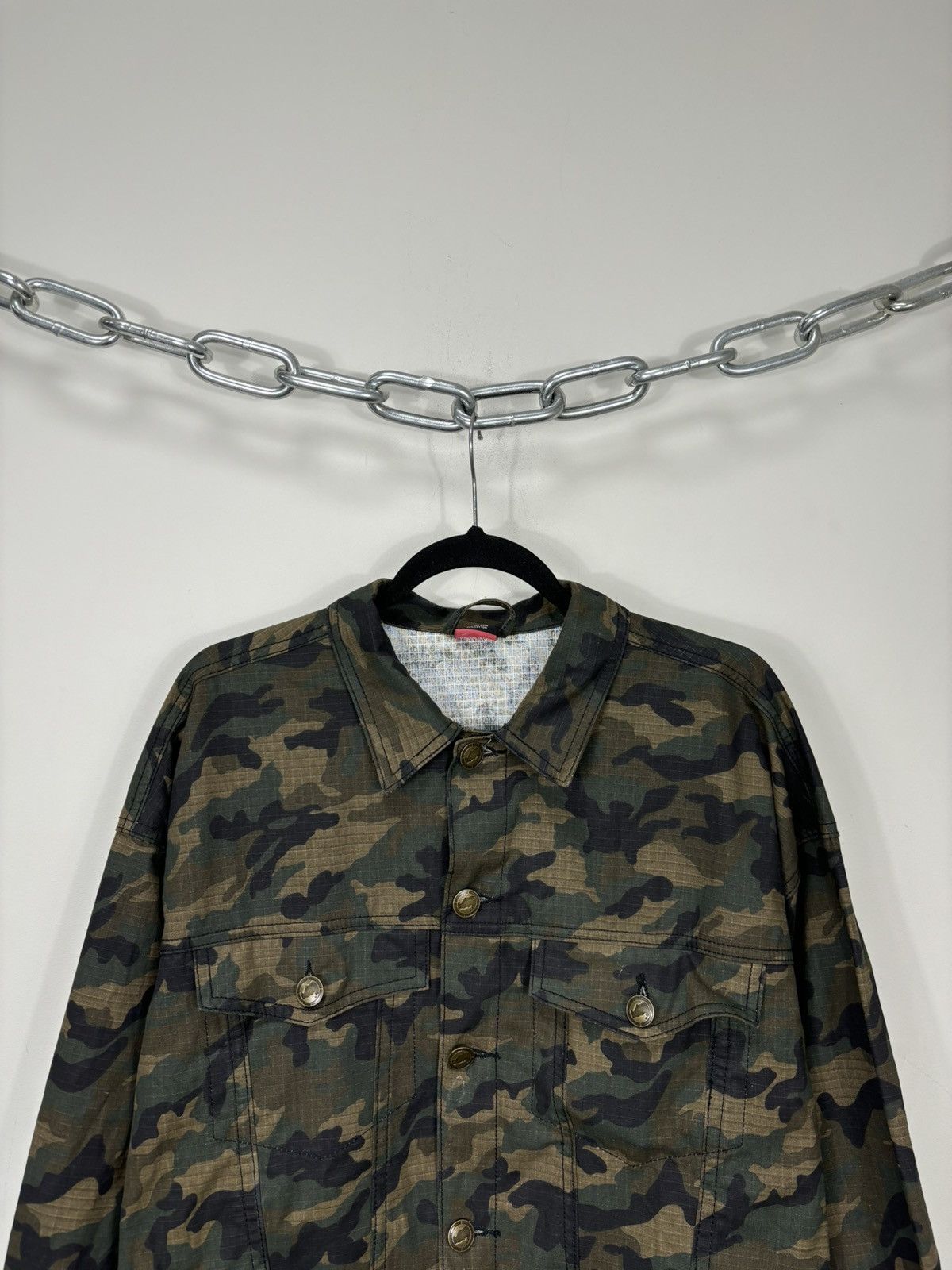 Ecko Unltd. Vintage Ecko Unltd. Y2K Embroidered Logo Hype Camo Jacket Size US L / EU 52-54 / 3 - 3 Thumbnail