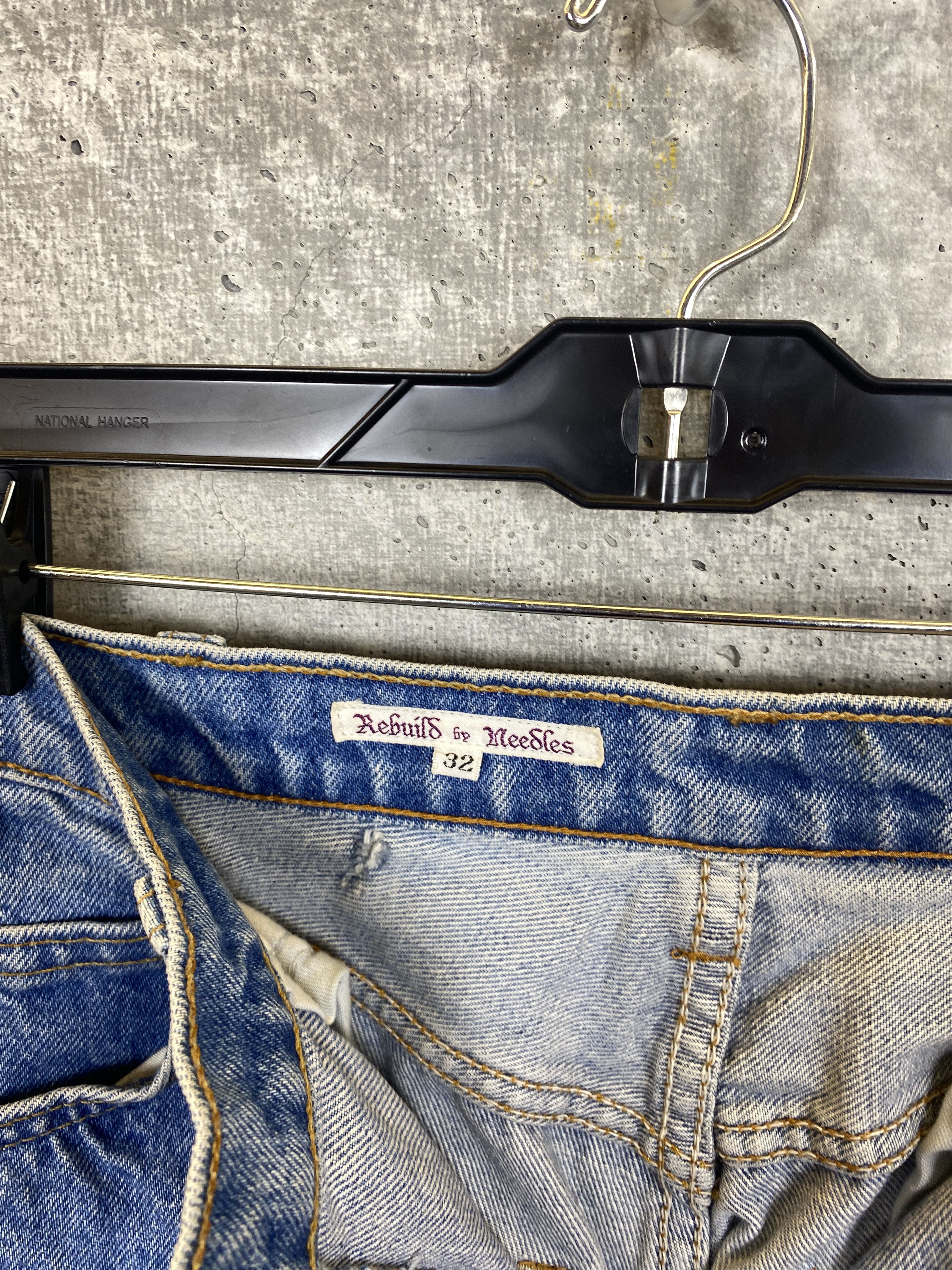 Needles Rebuild by Needles Patchwork Denim Pant Size US 32 / EU 48 - 6 Thumbnail