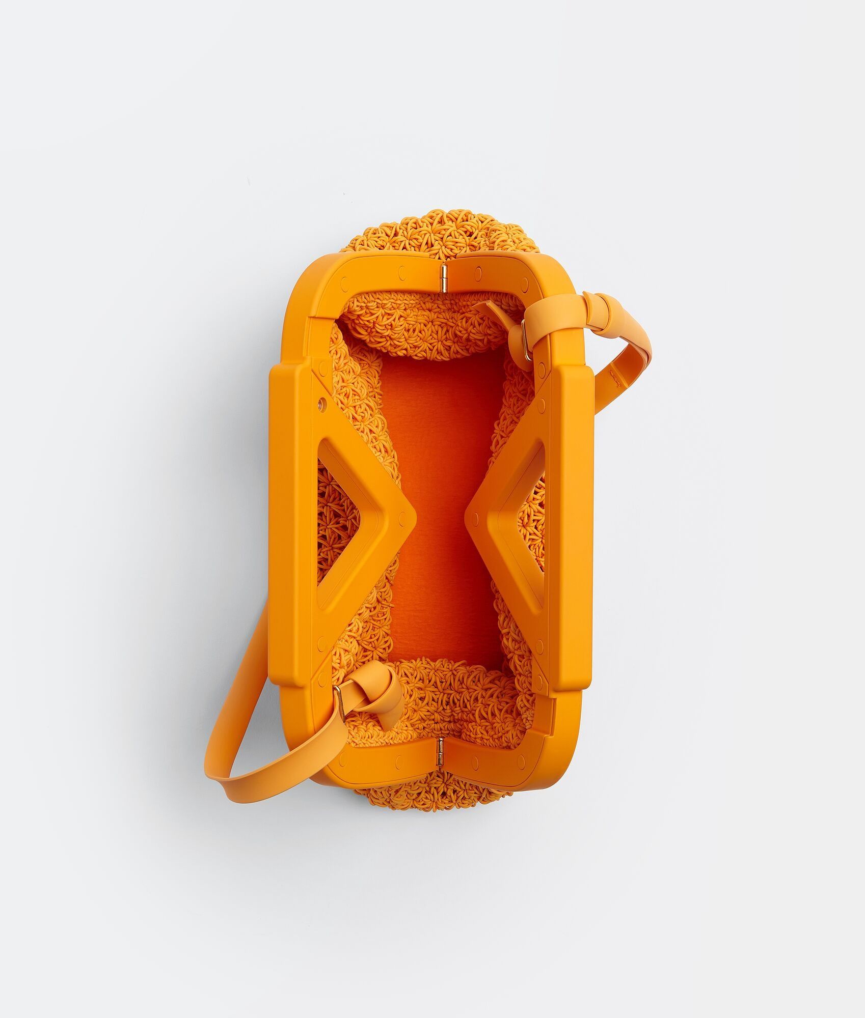 Bottega Veneta o1n1vont0525 Size: OS / Small Point Bag in Tangerine Size ONE SIZE - 3 Thumbnail