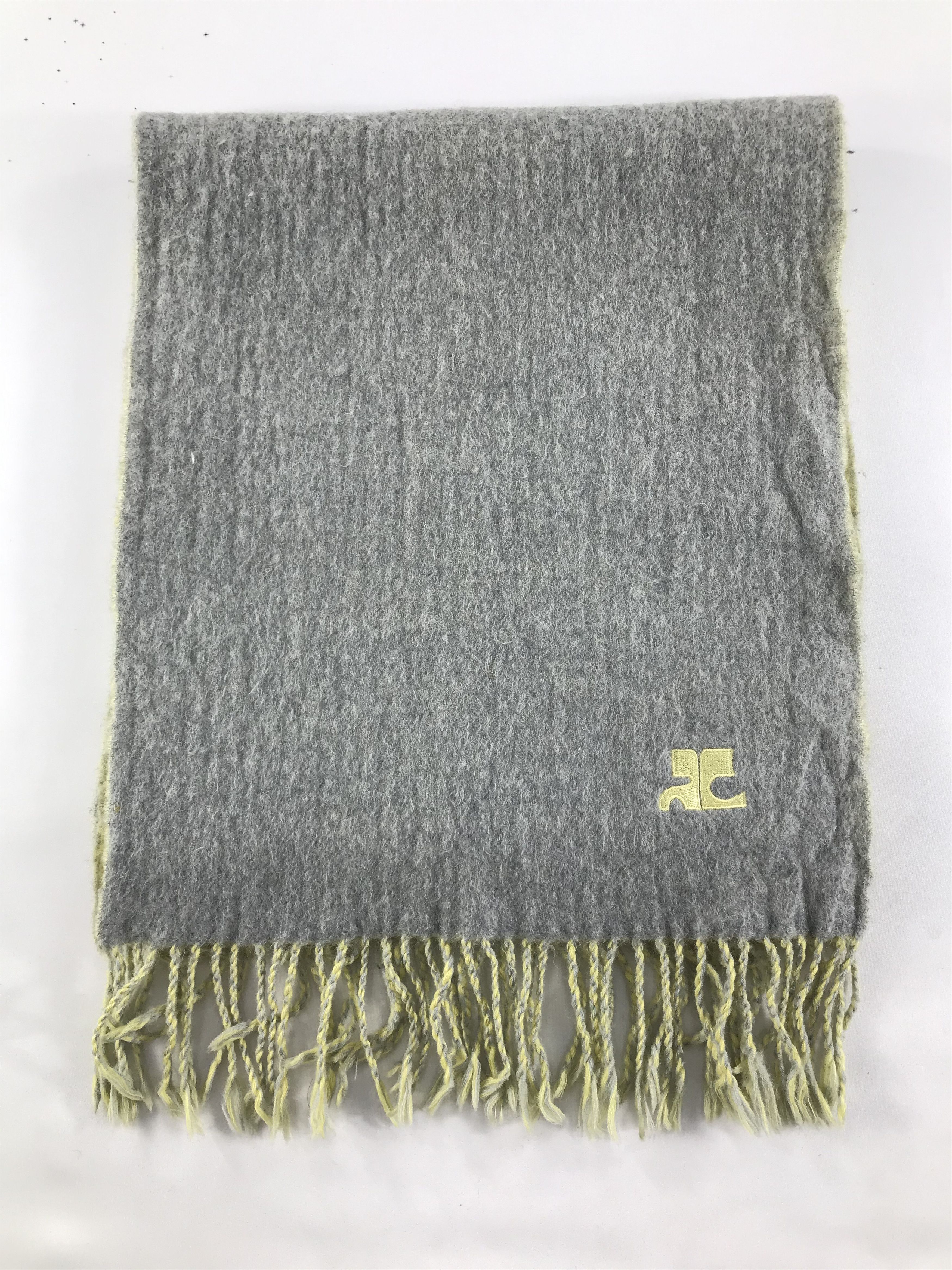 Courreges × Vintage Courreges Homme Scarf / Muffler / Neckwear - WW2383 Size ONE SIZE - 2 Thumbnail