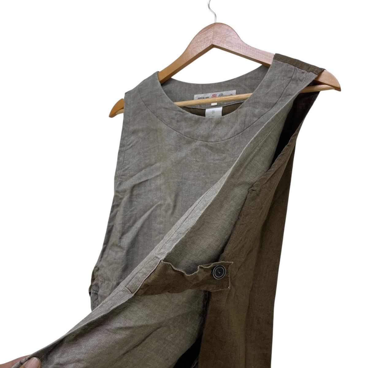 Japanese Brand Depius Brocante Sleeveless Vest Jacket