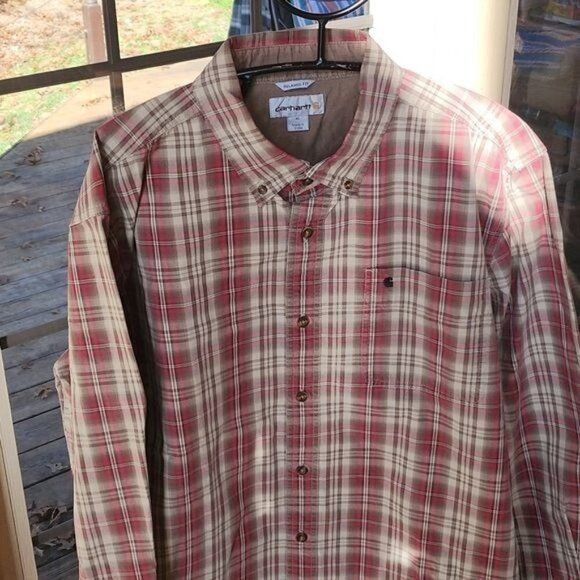Carhartt Carhartt Relaxed Fit Embroidered Pocket Casual Button Down L Size US XL / EU 56 / 4 - 2 Thumbnail