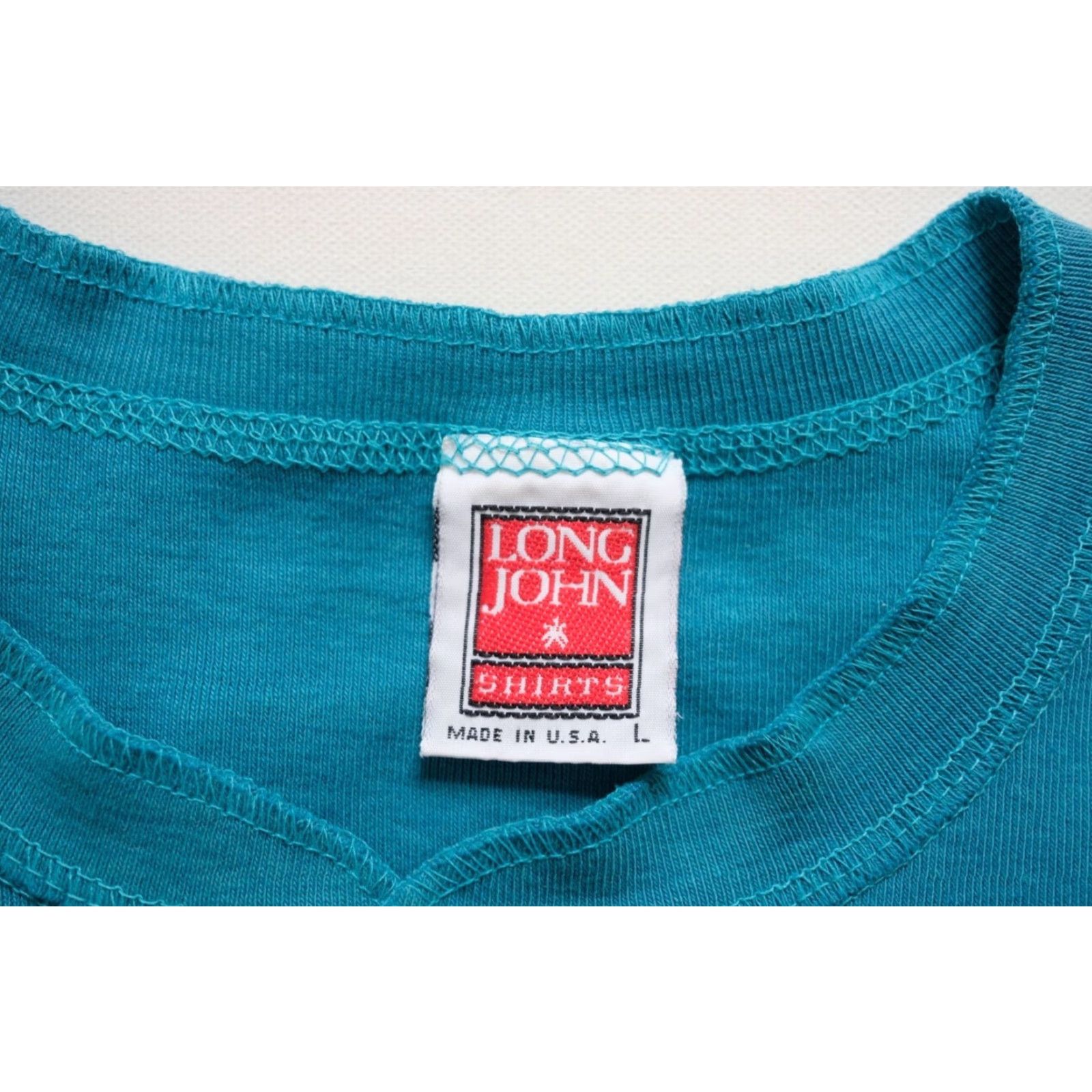 Vintage VINTAGE Long John T Shirt 80s USA MADE JACK DANIEL'S LIQUOR FIELD TASTER BLUE Crew Neck Short Sleeve SZ L Mens Size US L / EU 52-54 / 3 - 6 Thumbnail