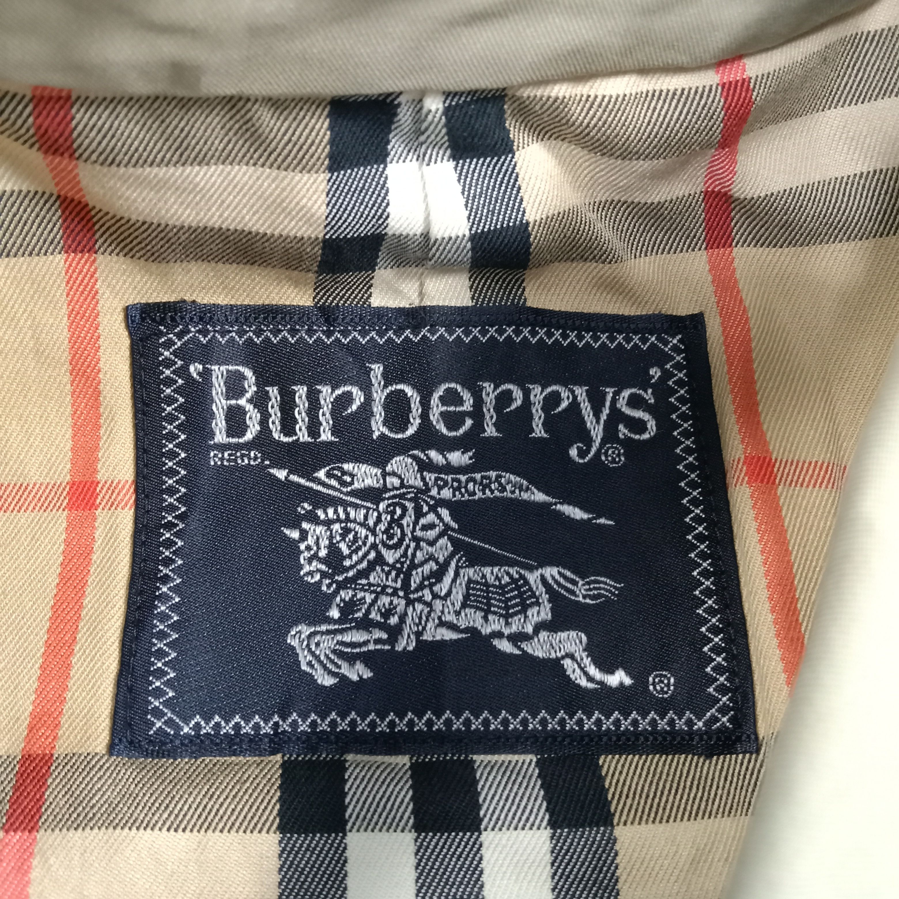 Burberry × Vintage Burberrys Nova Check Trench Jacket Size US L / EU 52-54 / 3 - 3 Thumbnail