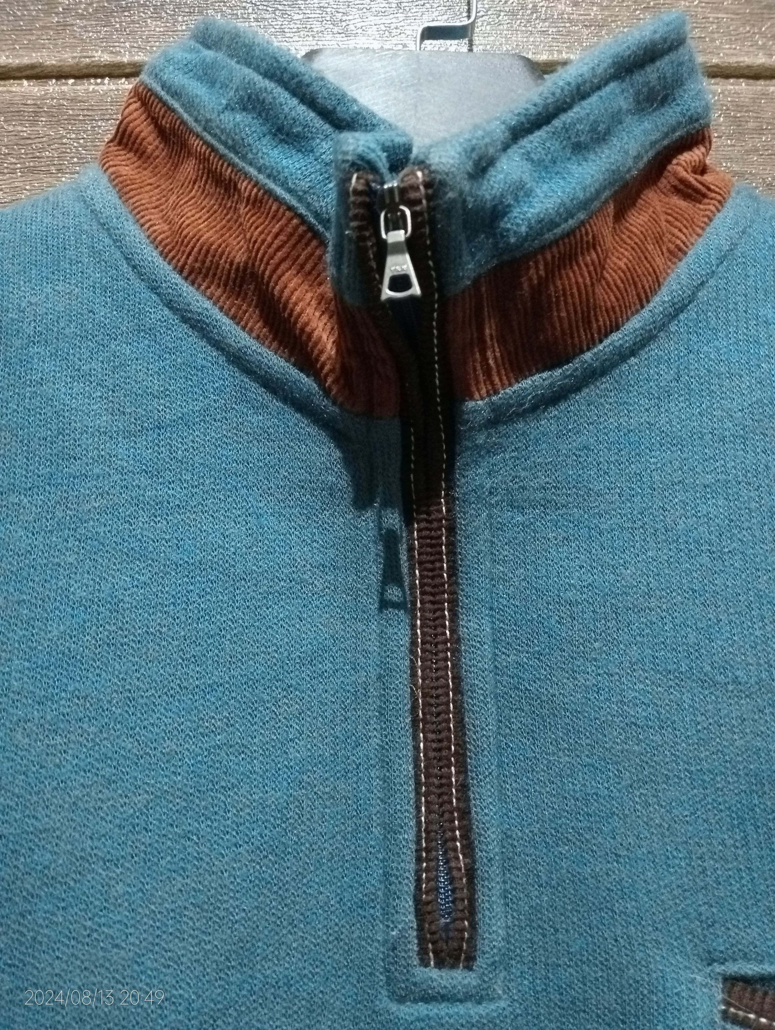 Kansai Yamamoto Kansai Yamamoto Homme Half Zipper Sweatshirt Very Rare Size US L / EU 52-54 / 3 - 9 Thumbnail