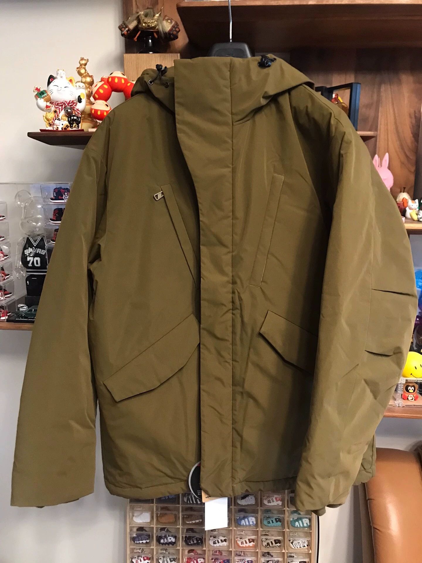 Gramicci Gramicci x F/CE Khaki Waterproof Hooded Relaxed Puffer L Size US L / EU 52-54 / 3 - 1 Thumbnail