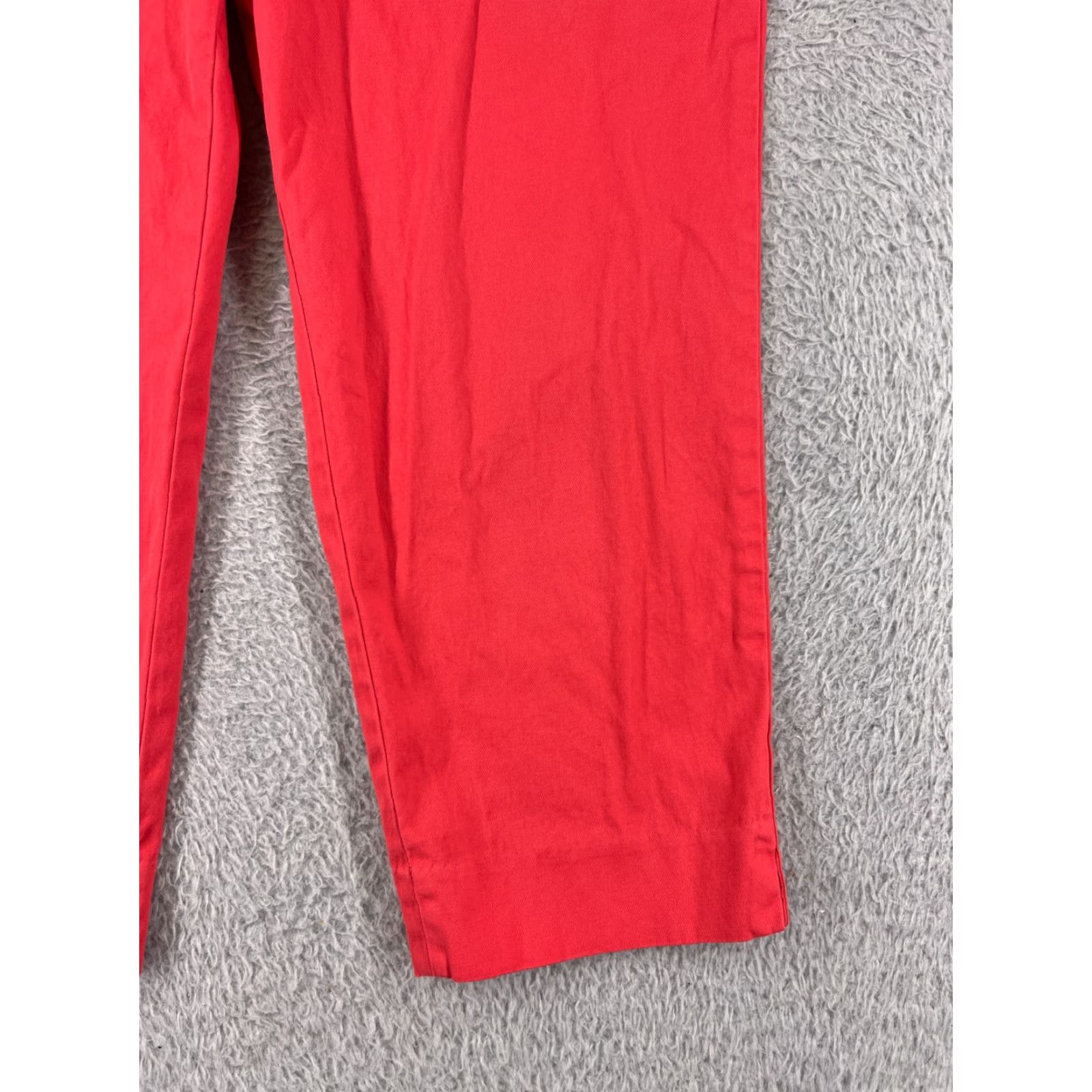 Talbots VINTAGE Talbots Women's Pants Cropped Stretch Cotton Pink Regular 8P Fall Spring Summer Size 30" / US 8 / IT 44 - 6 Thumbnail