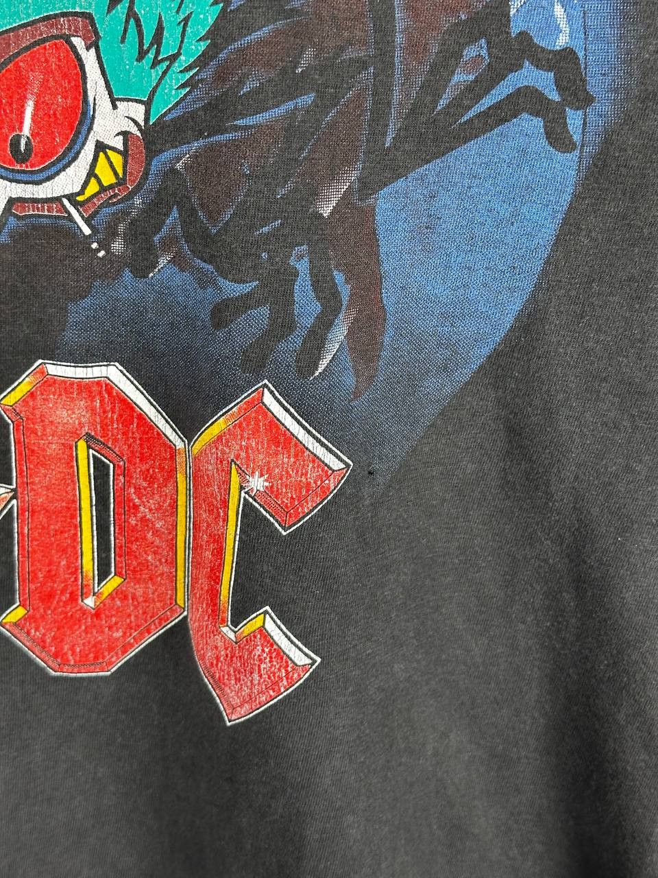 Band Tees AC/DC Fly on the Wall 1985 Tour Faded Rock Band T Shirt Size US L / EU 52-54 / 3 - 9 Thumbnail