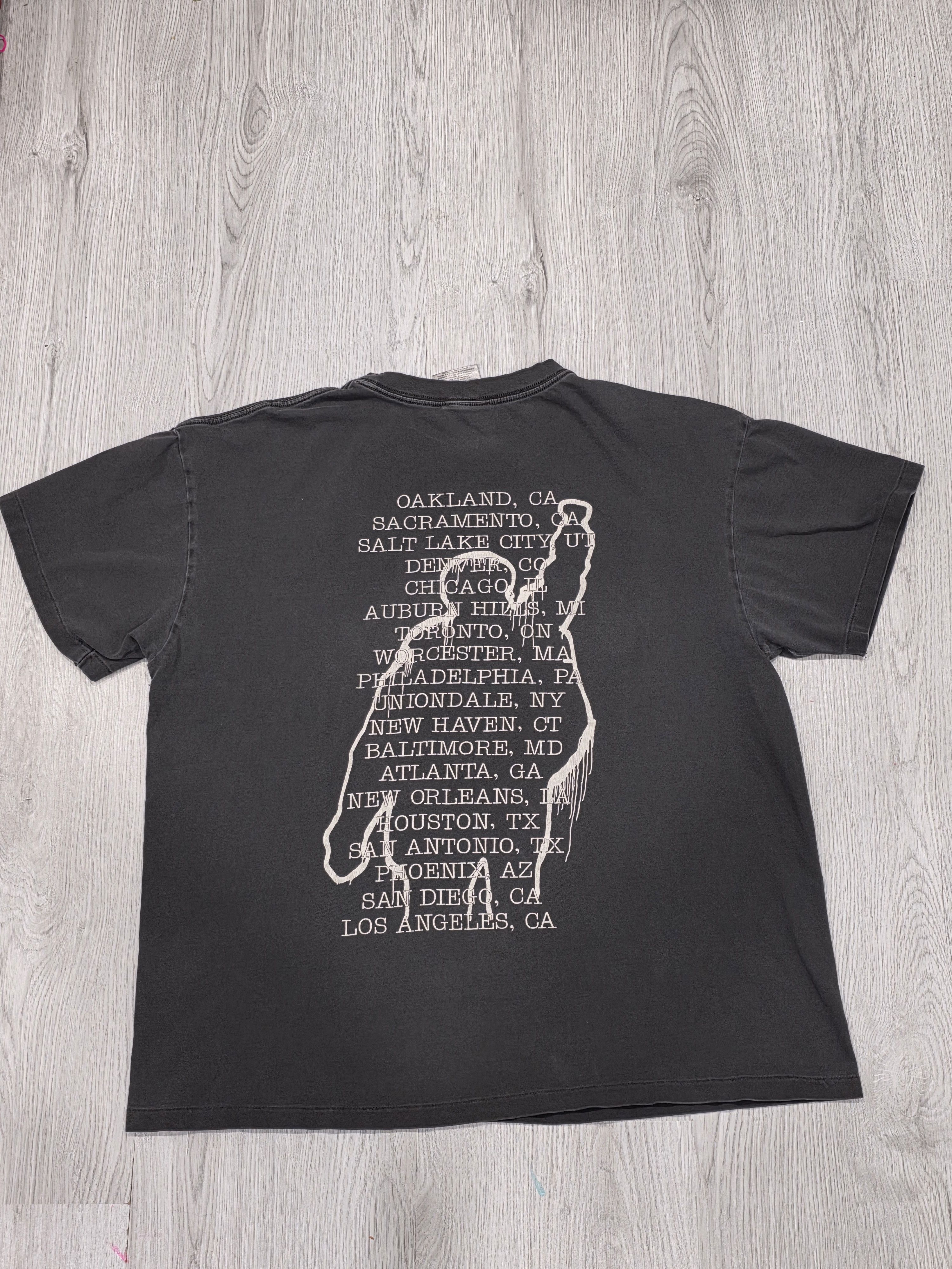 Band Tees World tour Rage against the machine "the btle of LA sz L Size US L / EU 52-54 / 3 - 3 Thumbnail