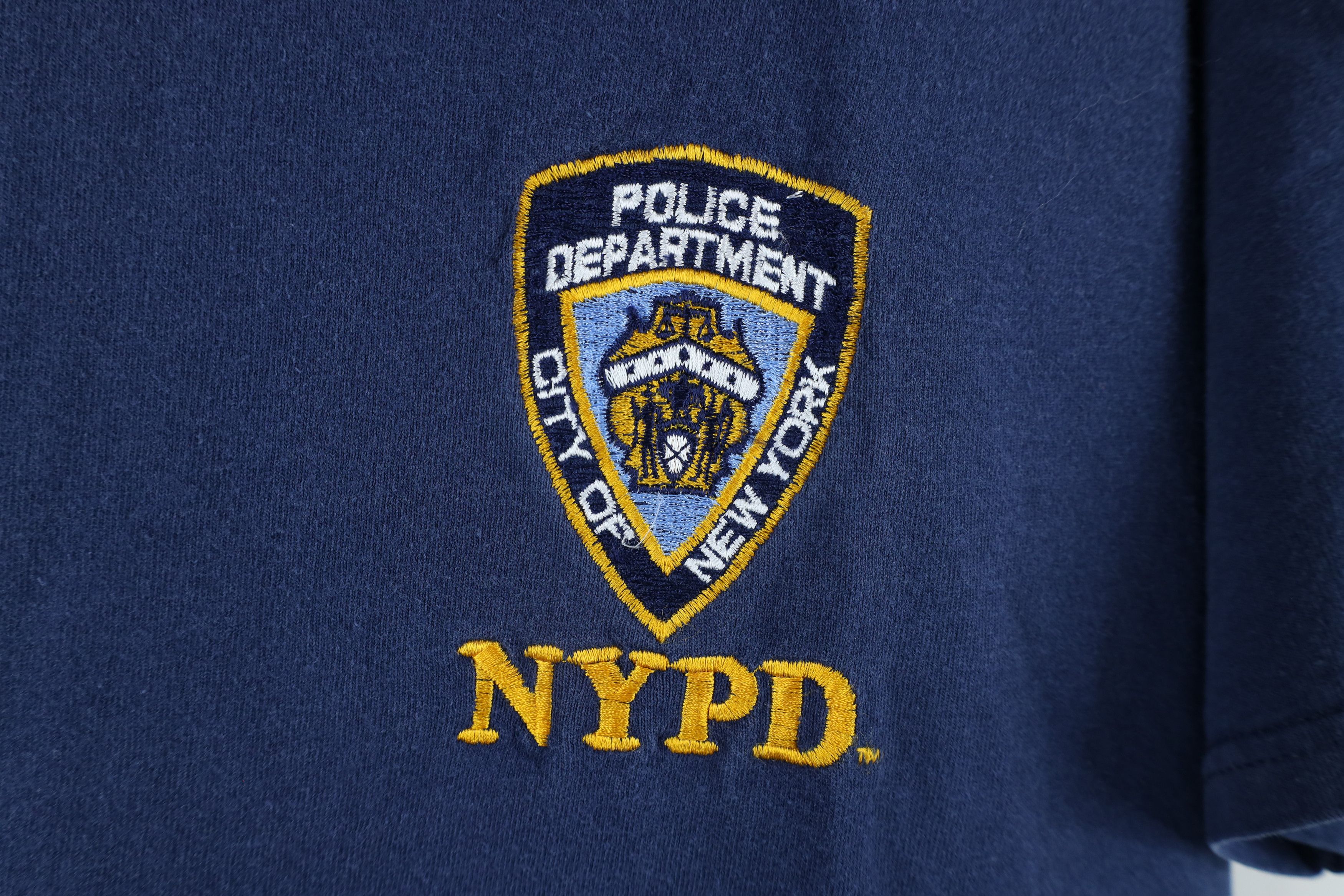 Vintage Vintage 90s Out New York Police Department NYPD T-Shirt Size US L / EU 52-54 / 3 - 4 Thumbnail