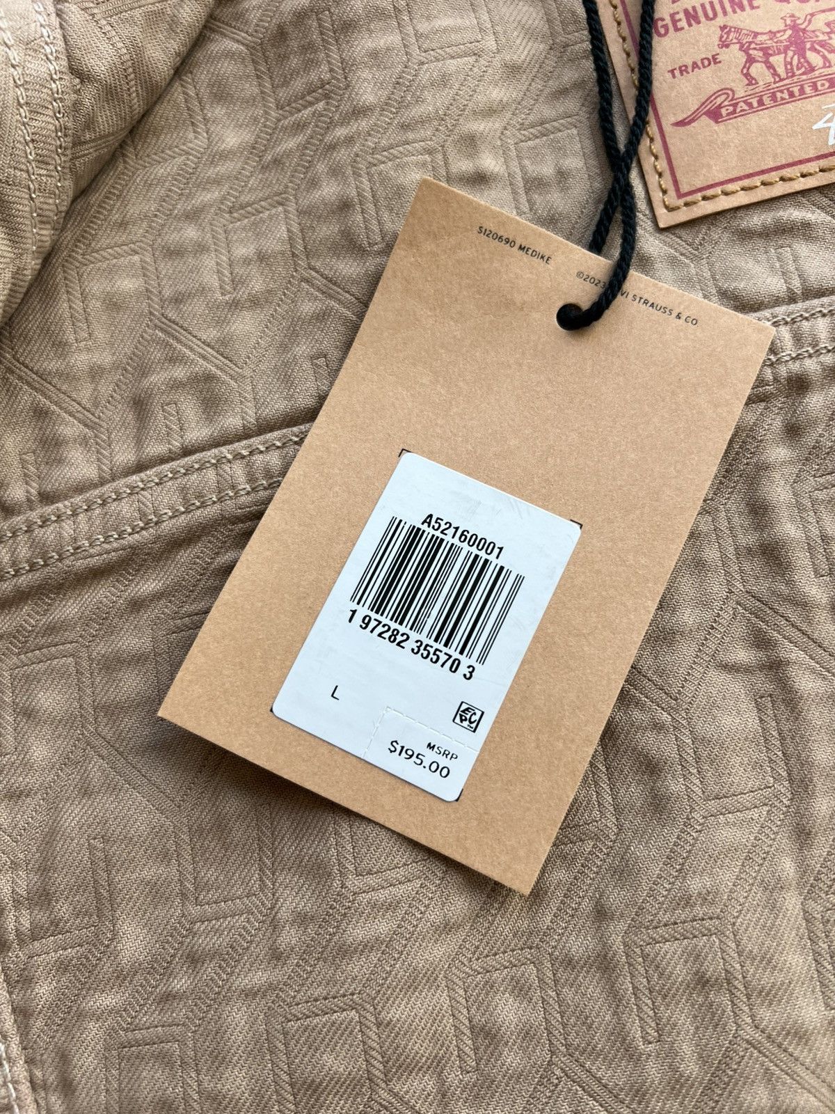 Levi's × Stussy Stussy x Levi’s Jacquard Trucker Jacket Brown Large Size US L / EU 52-54 / 3 - 9 Thumbnail